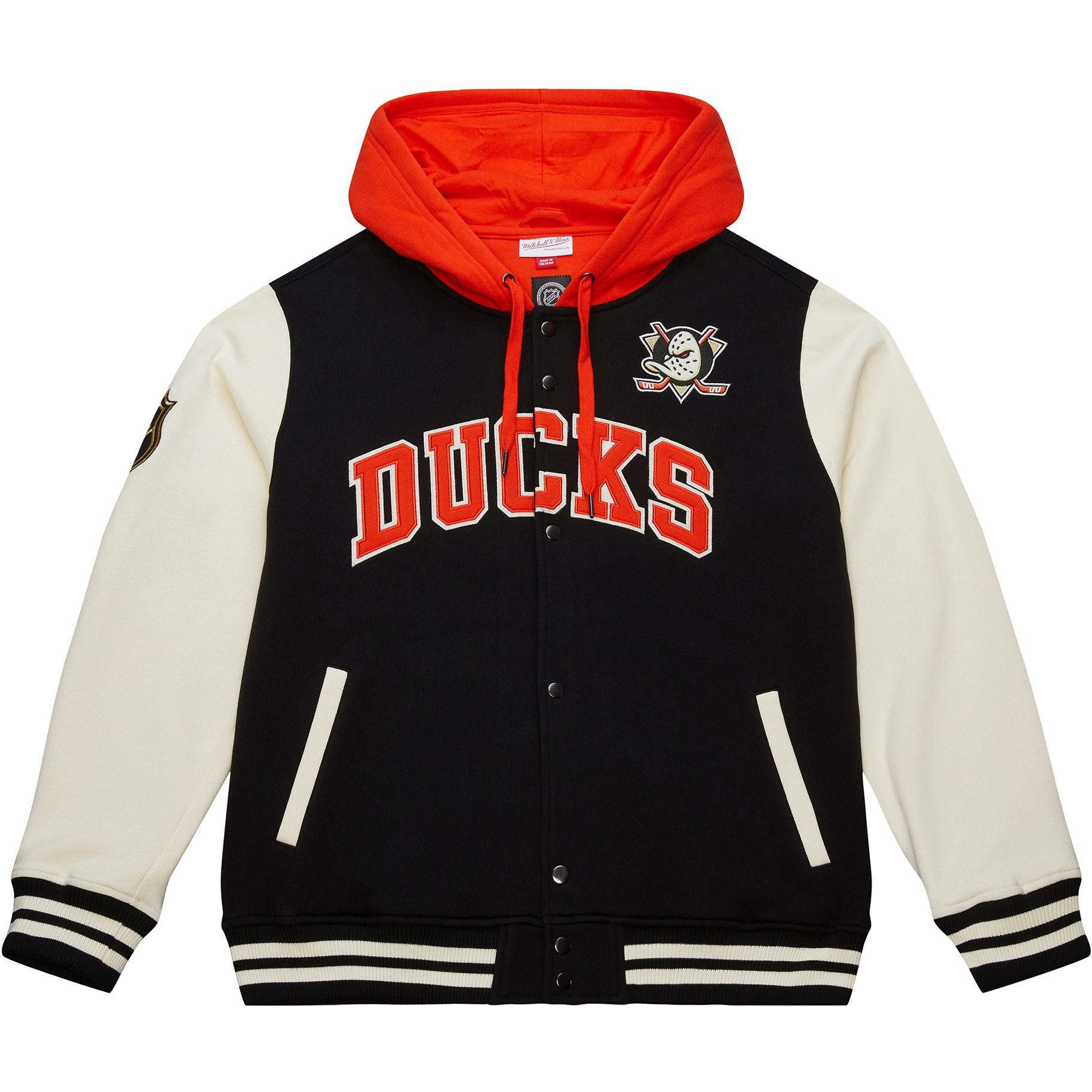 Mitchell & Ness Collegejacke Midweight Anaheim Ducks