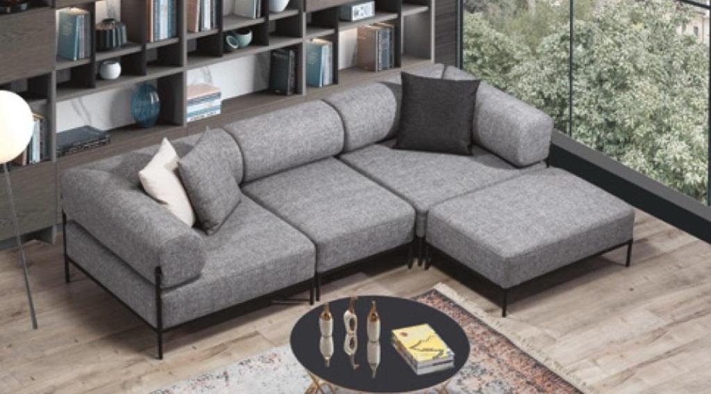 JVmoebel Ecksofa, Ecksofa L Form Couch Sofa Wohnzimmer Möbel Sofa Design