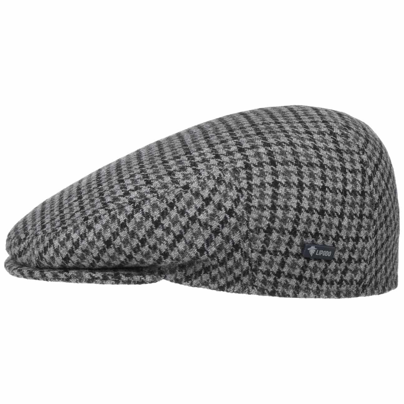 Lipodo Flat Cap (1-St) Schirmmütze mit Schirm, Made in Italy