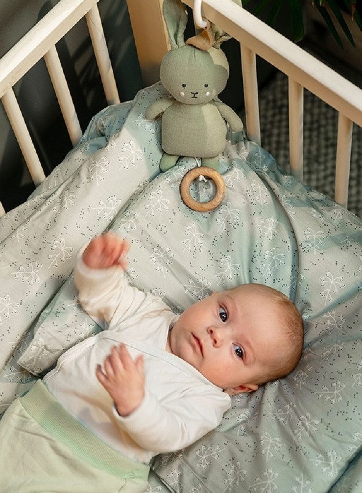 JaBaDaBaDo Spieluhr Baby Spieluhr Einschlafhilfe Teddy oder Bunny 28cm