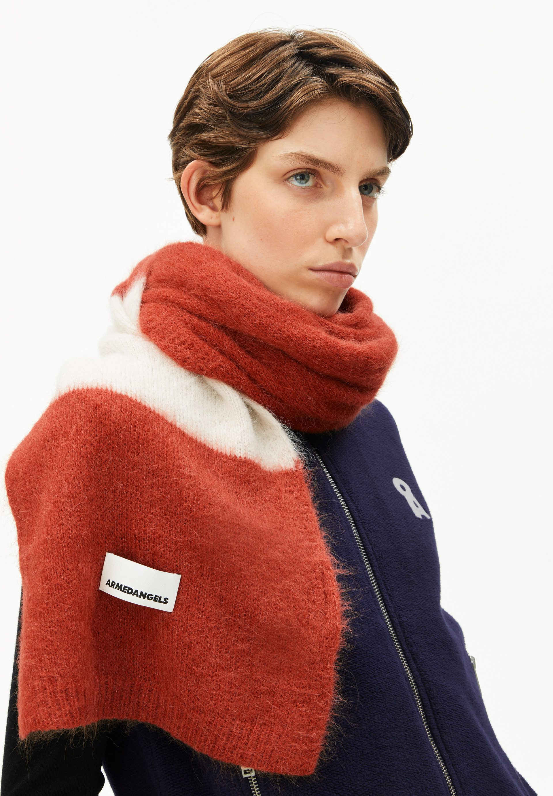 Armedangels Schal SAABE STRIPED UN-WASTED Unisex günstig online kaufen