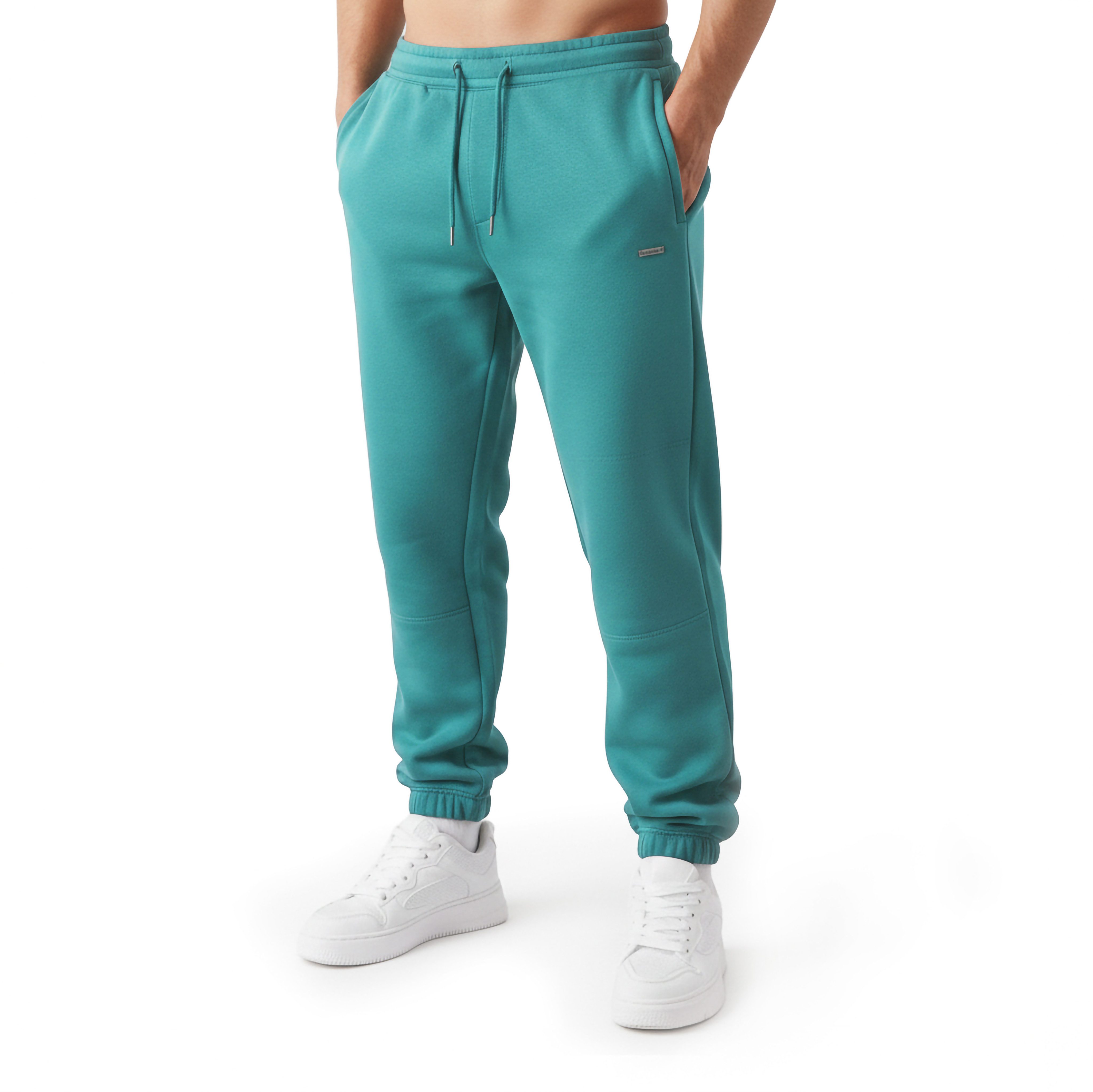 Smilodox Jogginghose Cedrik, Oversize Sweathose mit Taschen, Kordelzug am Bund, Metalllabel weiches Material Bequeme Freizeithose Streetstyle Sport Alltag