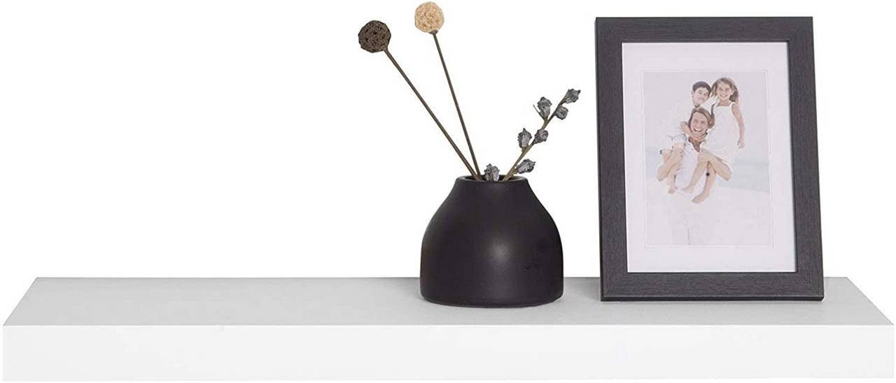 Woltu Wandregal, 2er-Set Wandboard CD DVD Regal Bücherregal Holz Board. Reduzierter Preis € 22,09. Unverbindliche Preisempfehlung € 55,00, (€ 11,05 pro 1 Stk)