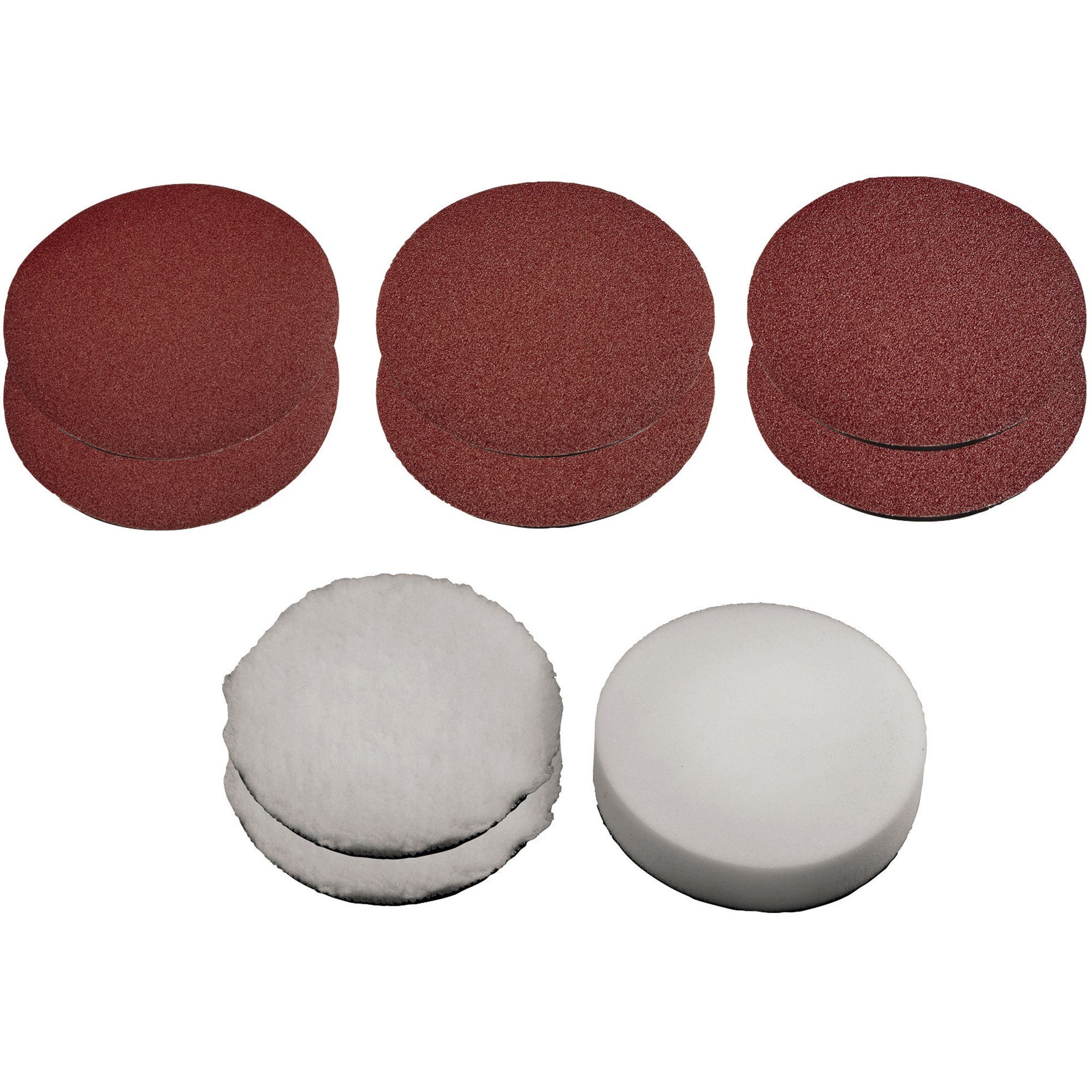 Einhell Poliermaschine EINHELL Polierhauben- / Schleifscheiben-Set, für