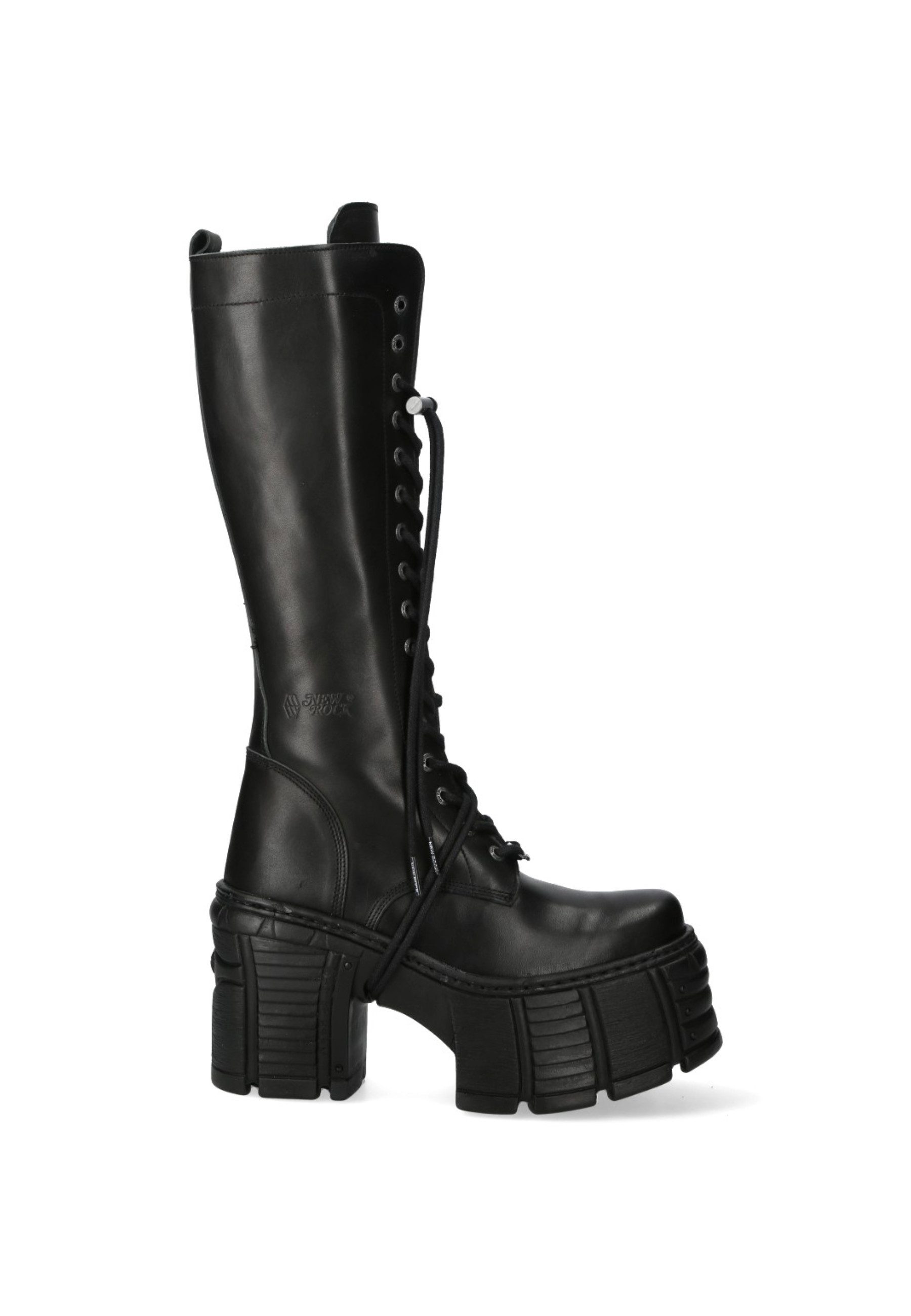 NEW ROCK M-TM002-C2 Plateaustiefel Handgefertigt in Spanien aus echtem Leder
