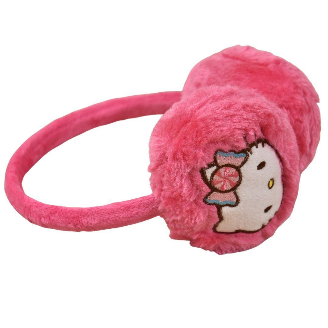 Hello Kitty Ohrenwärmer Mädchen Plüsch Ohrenschützer