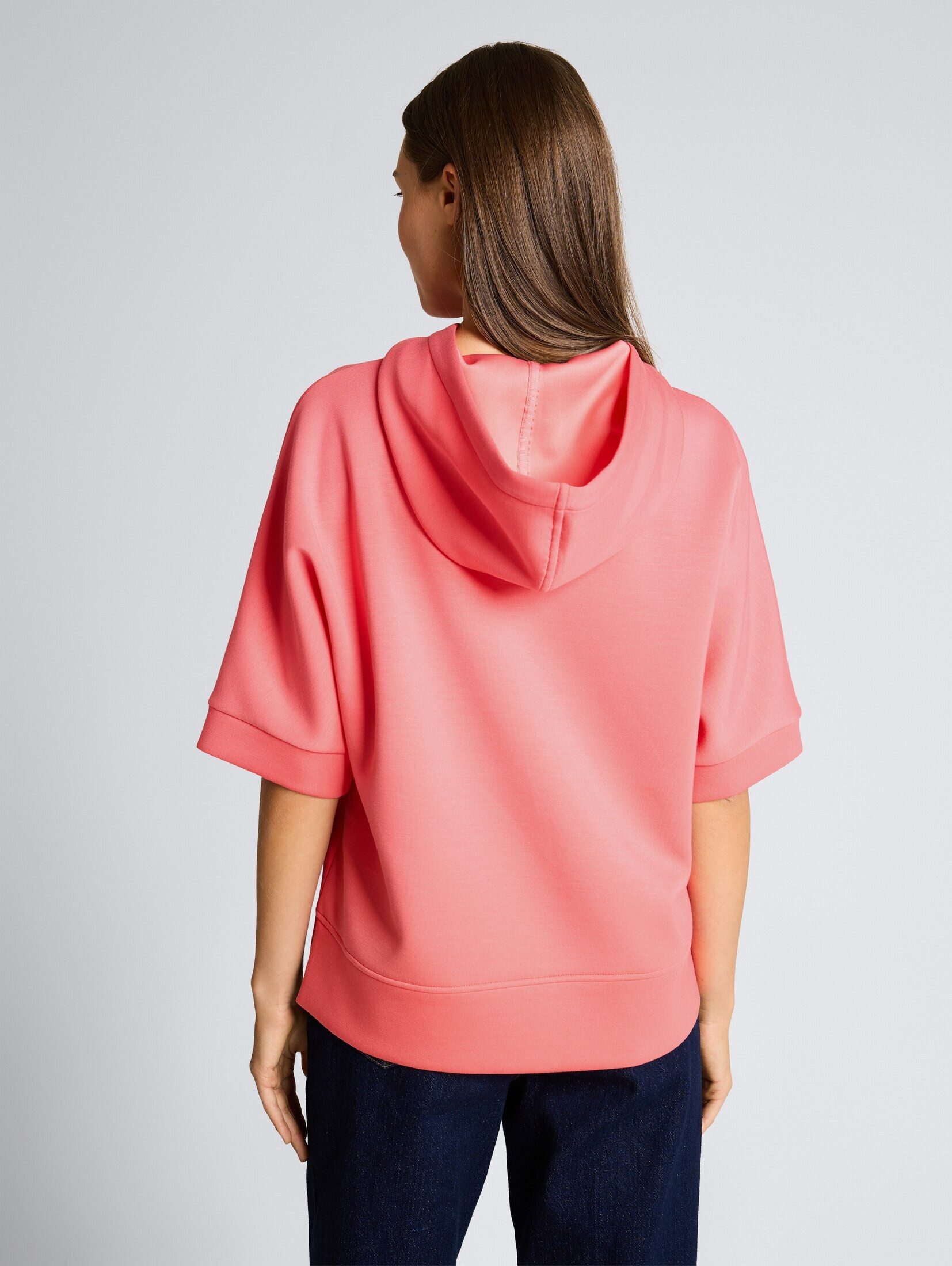 TOM TAILOR Sweatshirt Strick & Sweatshirts Hoodie Sweatshirt aus Scuba