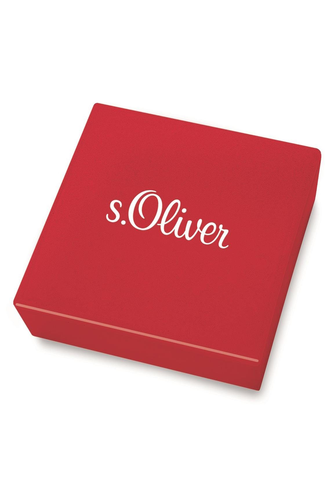 s.Oliver Armband, mit Glasstein