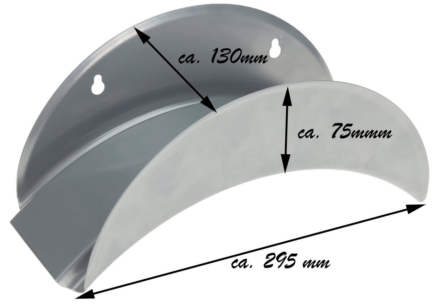 Thumbnail - BigDean Schlauchhalterung Gartenschlauchhalter aus Metall 29x13 cm - Schlauchlänge bis 25m, (3-tlg)