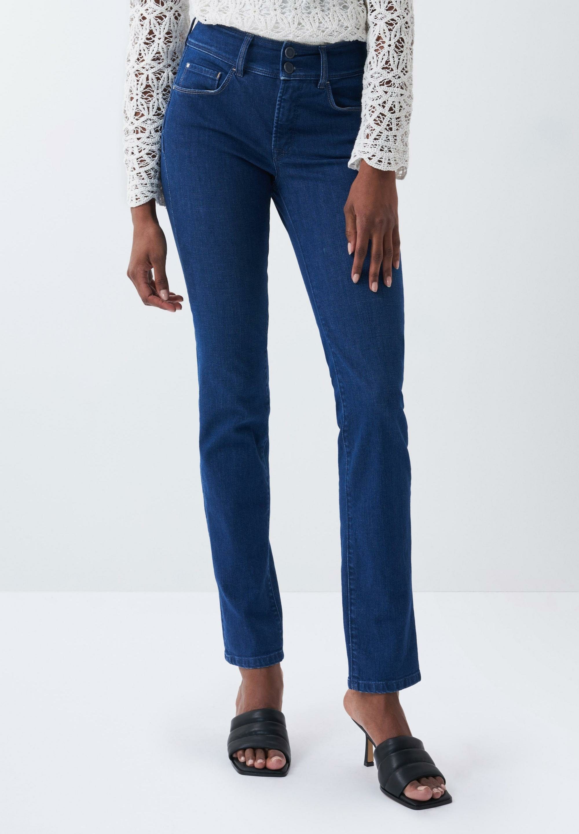 Salsa SlimfitJeans »Secret« Push In, slim, uni, denim online kaufen OTTO