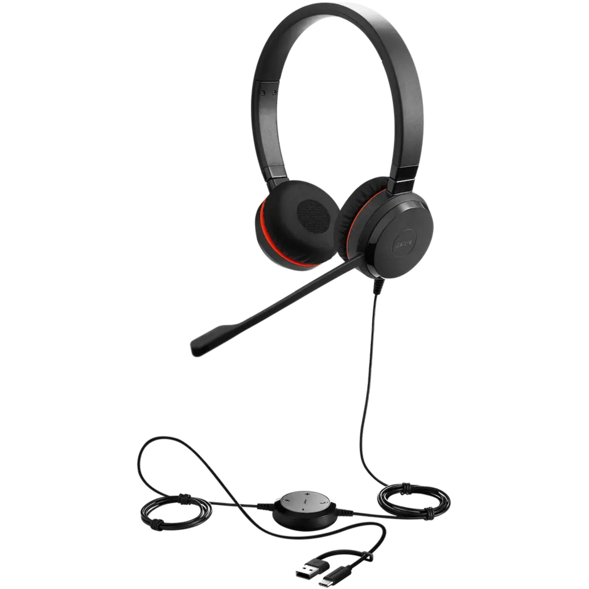 Jabra Jabra Evolve 20 SE, Headset, (UC, USB-C und USB-A, Headset