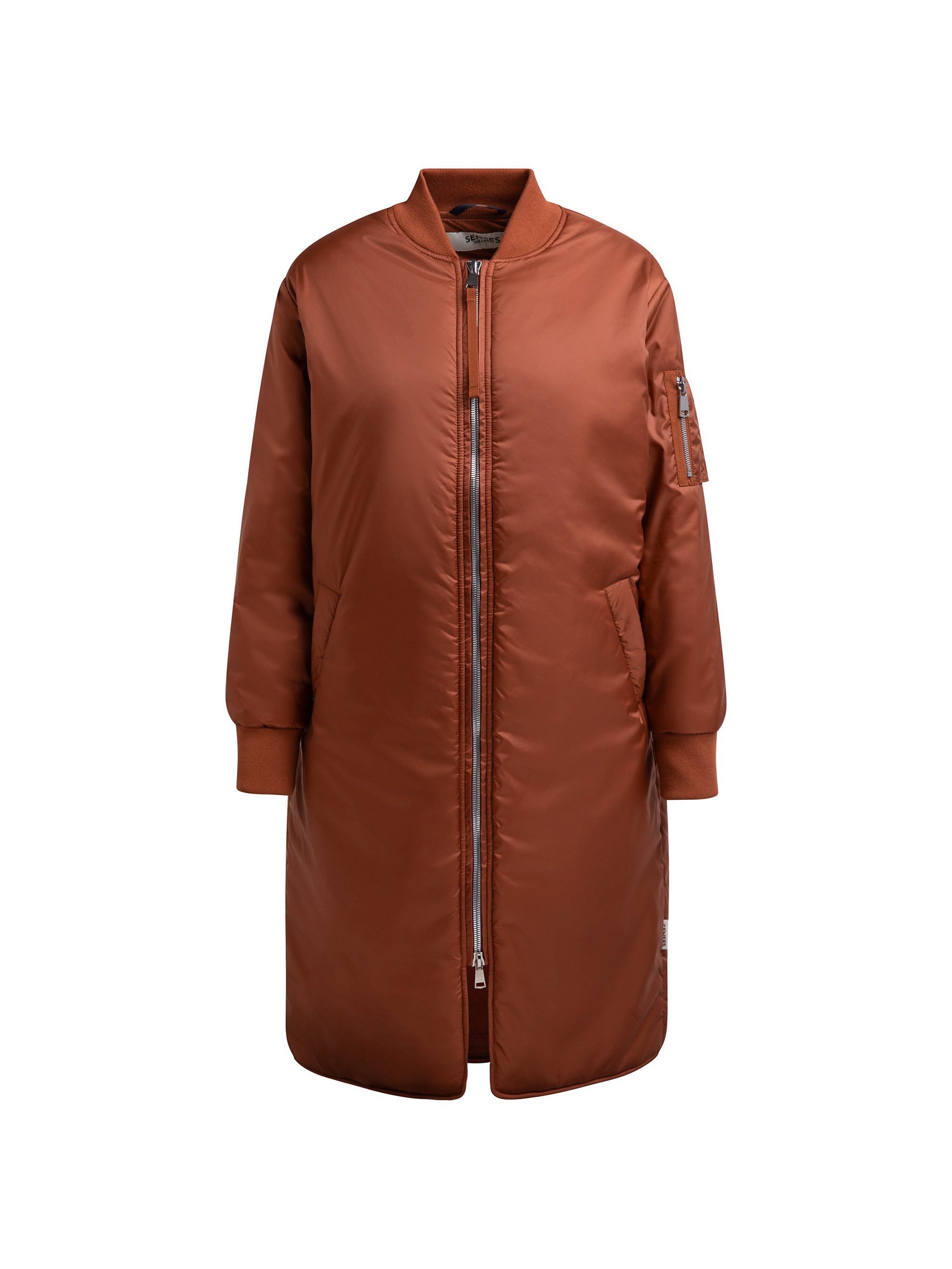 SENSES.THE LABEL Langjacke mit Zwei-Wege-Reißverschluss – Bild 2 von 5