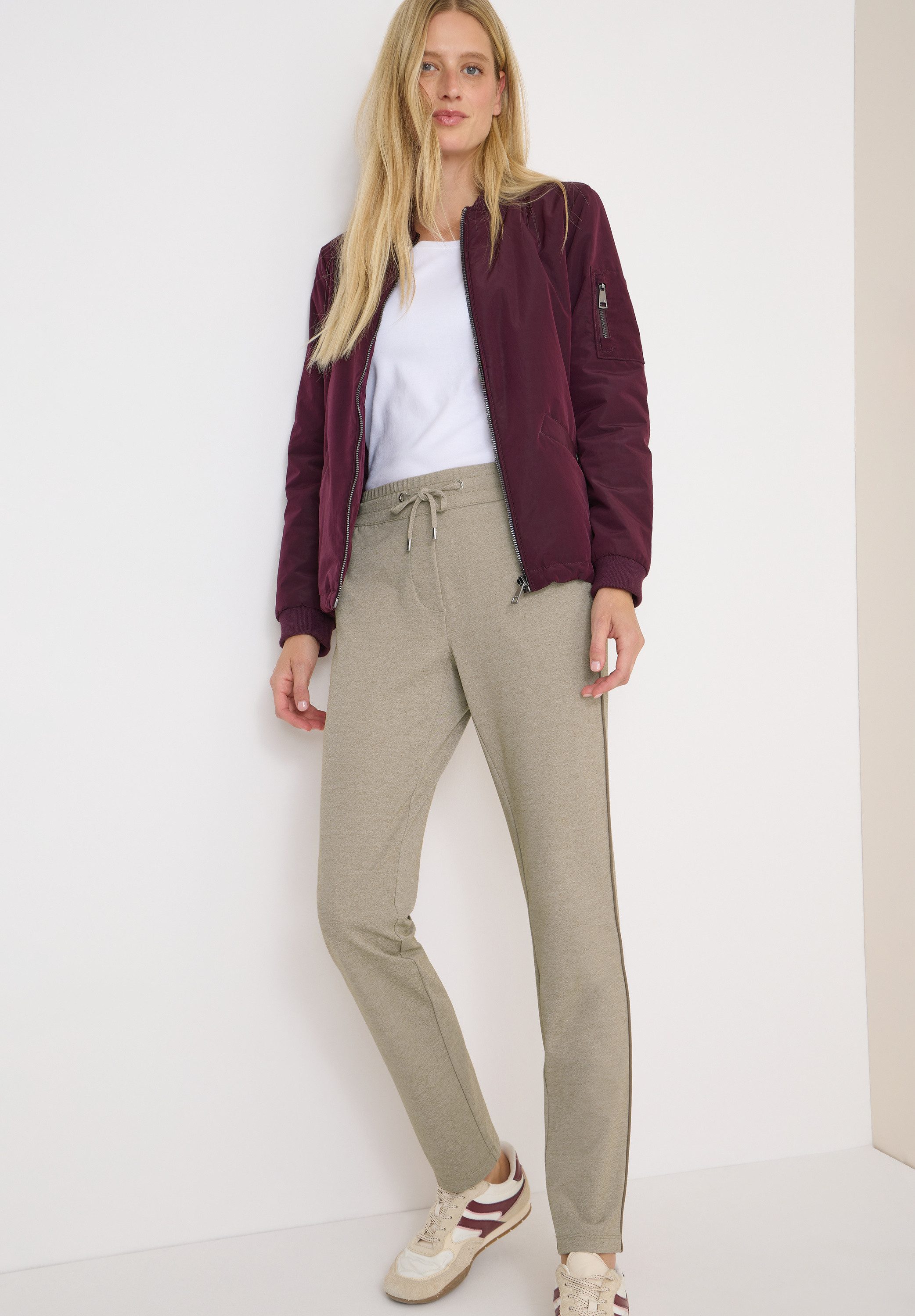 CECIL Jogger Pants Middle Waist