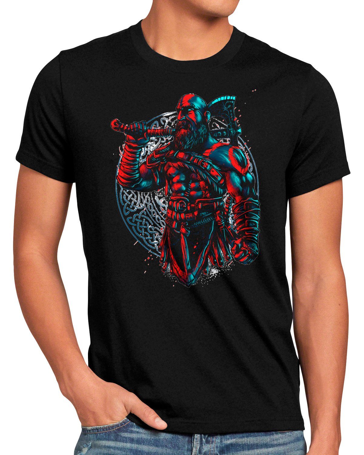 style3 T-Shirt God Fighter god of günstig online kaufen