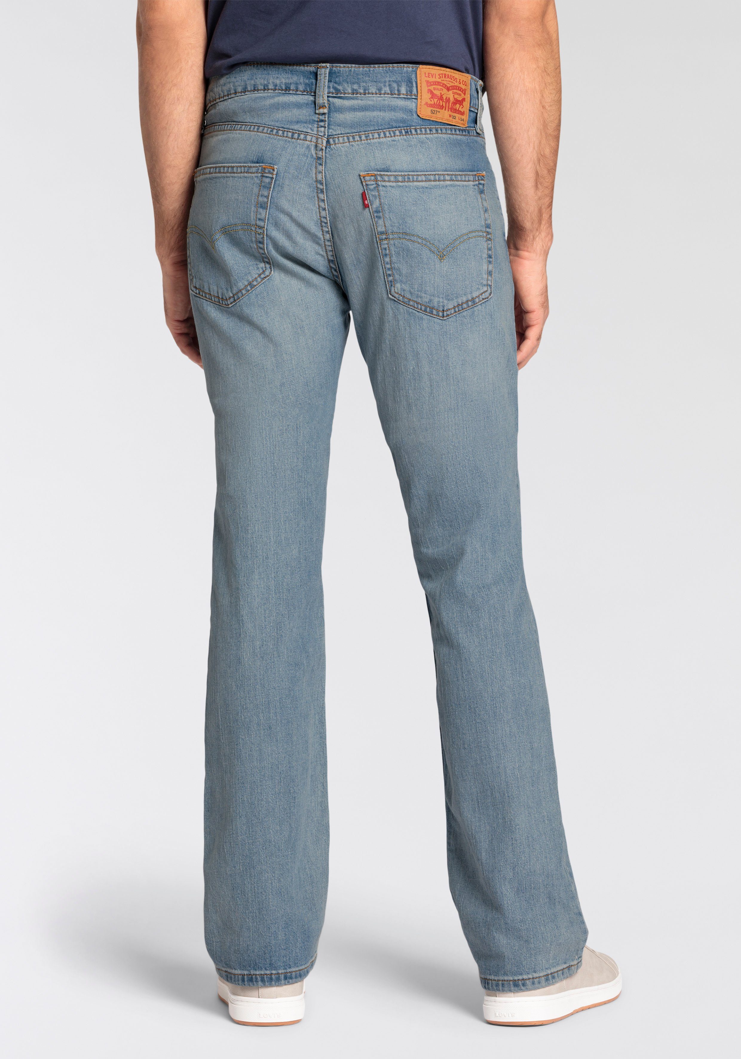 Levi's® Bootcut-Jeans 527 SLIM BOOT CUT in cleaner Waschung