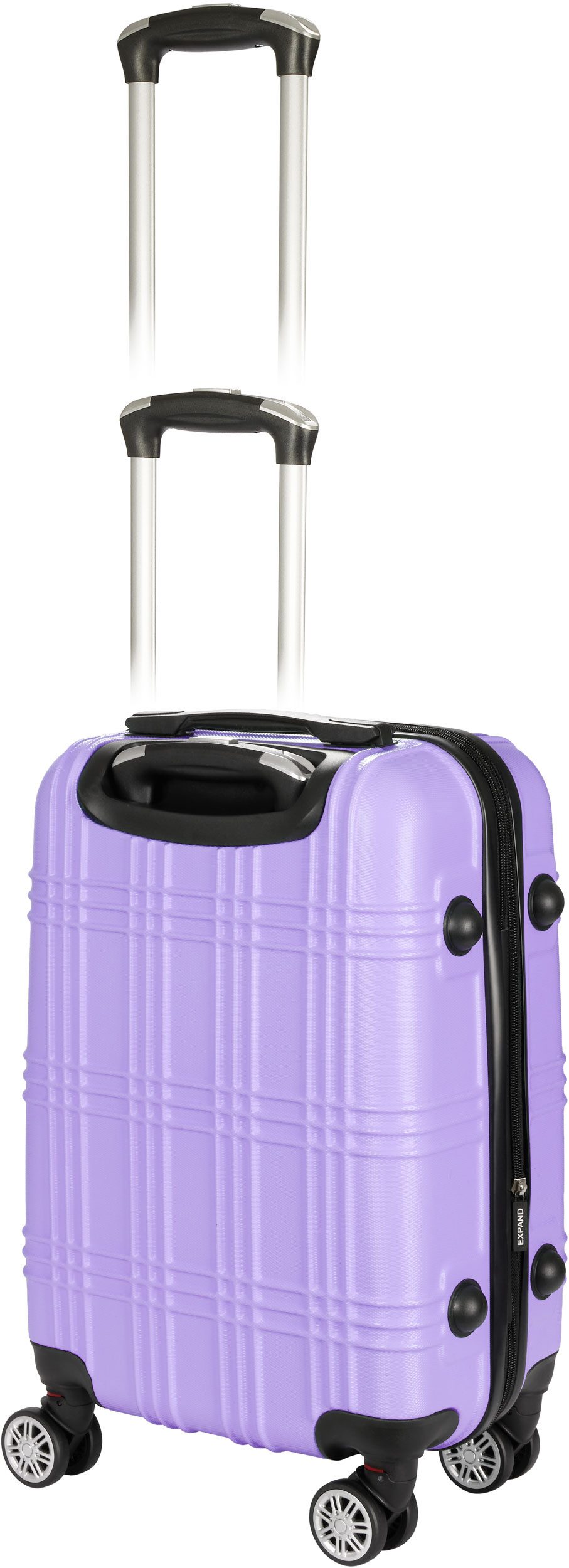 BRUBAKER Handgepäckkoffer Bahamas - Trolley 37 x 56 x 24,5 cm - Handgepäck Rollkoffer, 4 Rollen, Reisekoffer Trolley mit Zahlenschloss und komfortablem Gelgriff