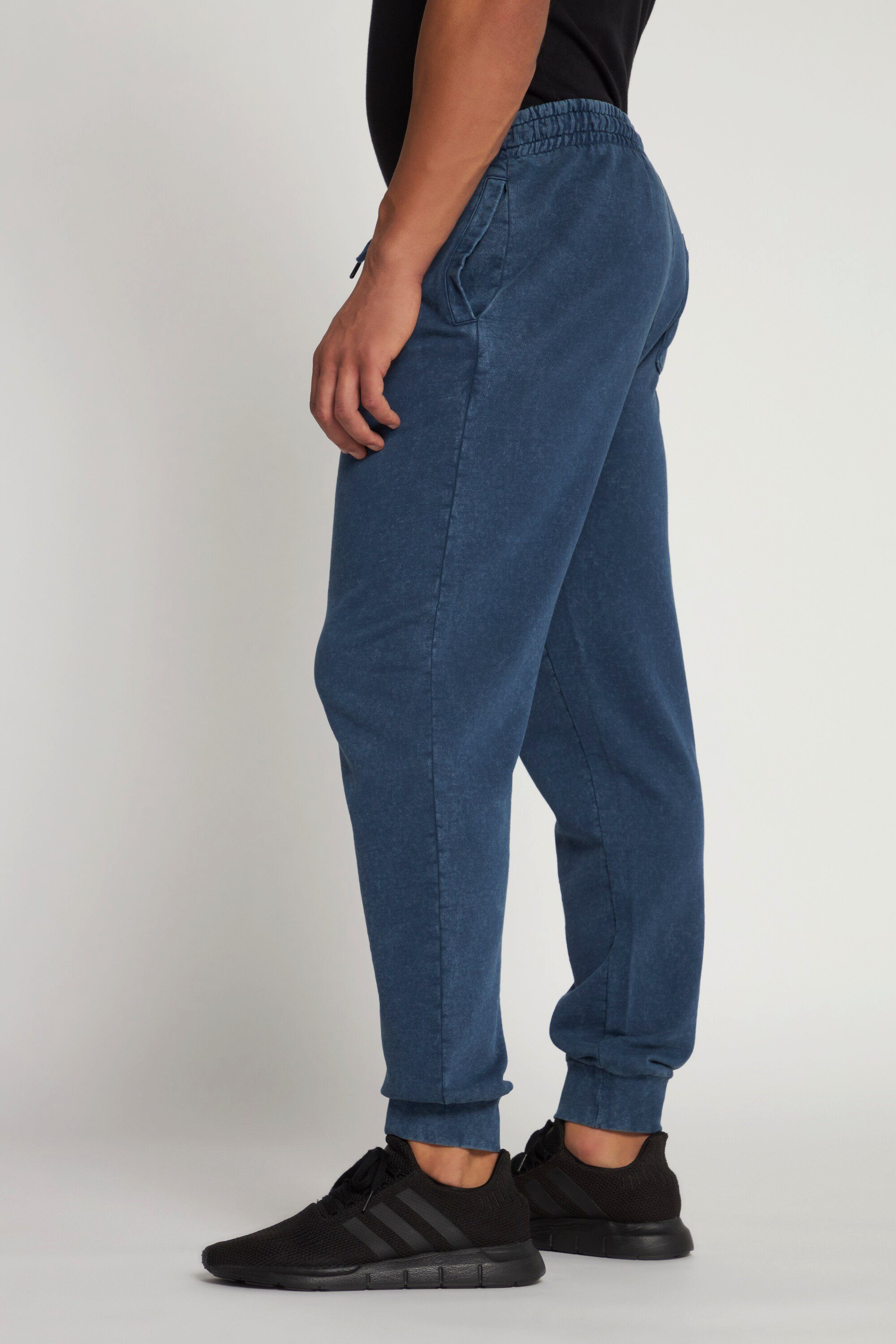 Homewear JP1880 Look blau Vintage Jogginghose Sweathose Elastikbund