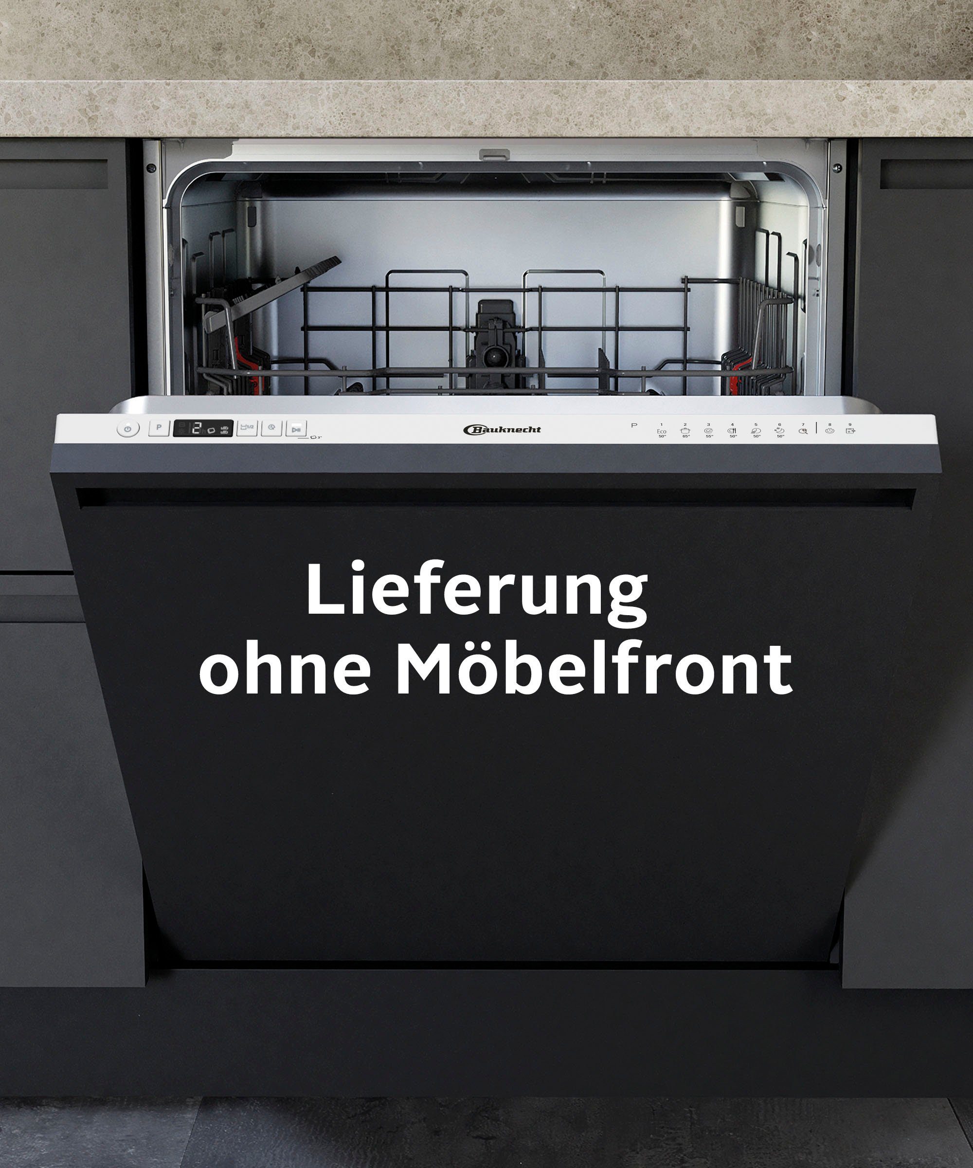 BAUKNECHT vollintegrierbarer Geschirrspüler B2I HD526 A, 14 Maßgedecke, Vollwasserschutz – das Extra-Plus an Sicherheit