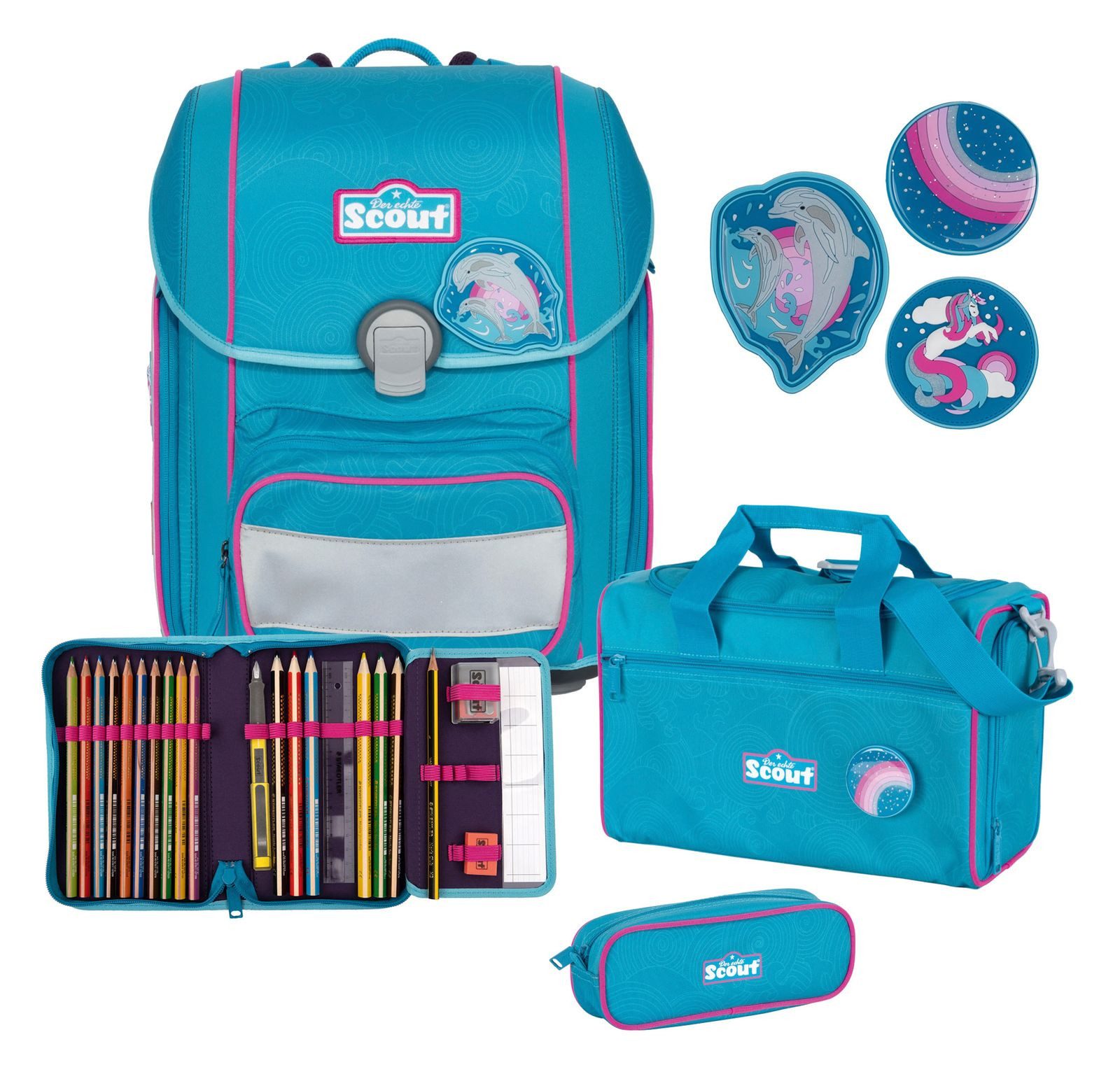 Scout Ранцы Genius Set 4-teilig (Set, 4-tlg)