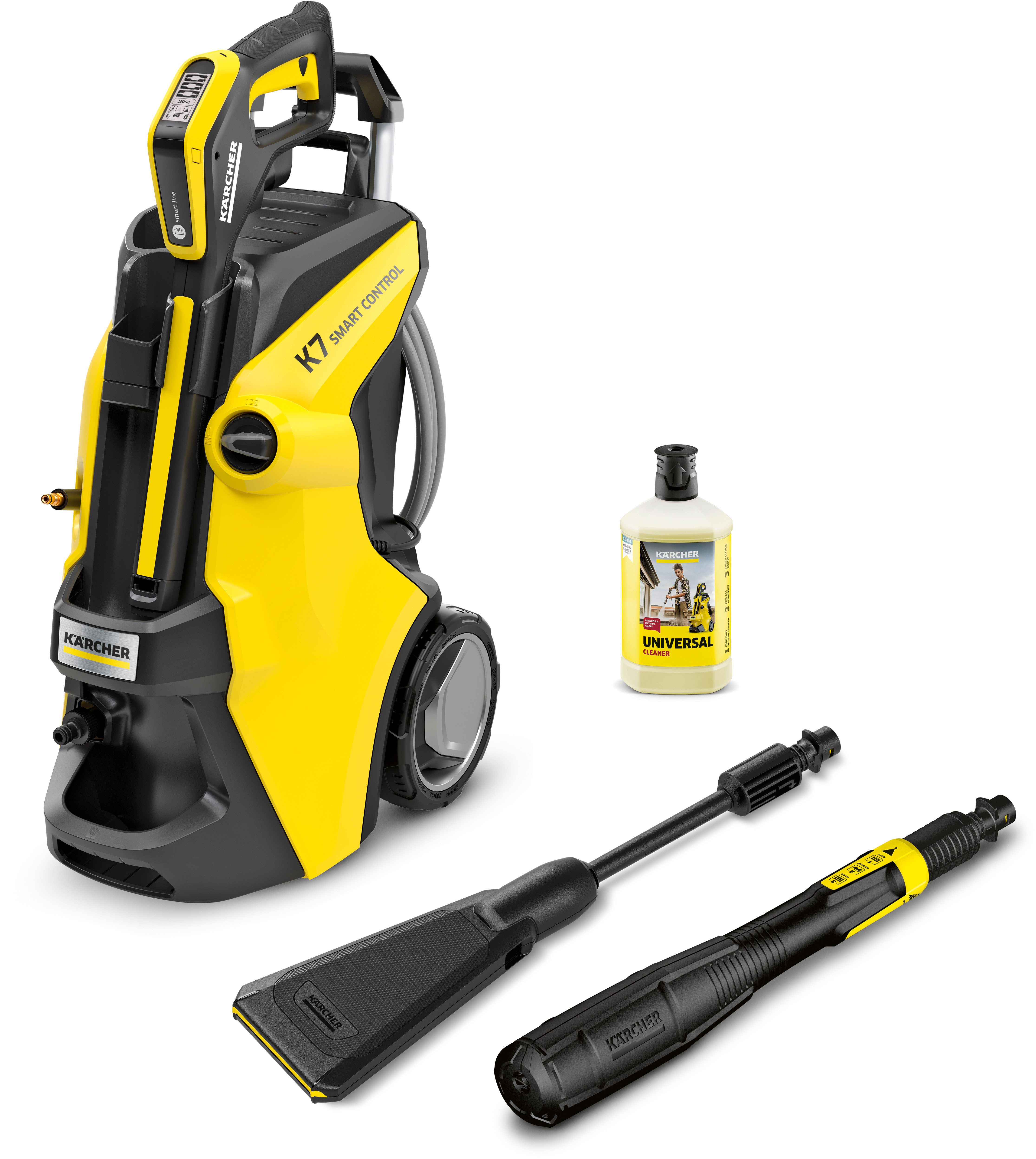 KÄRCHER Hochdruckreiniger K 7 Smart Control Flex eco!Booster, Druck max: 180 bar, 3000 W, Fördermenge max: 600 l/h, inkl. 3-in-1-Multi Jet-Stahlrohr & eco!Booster