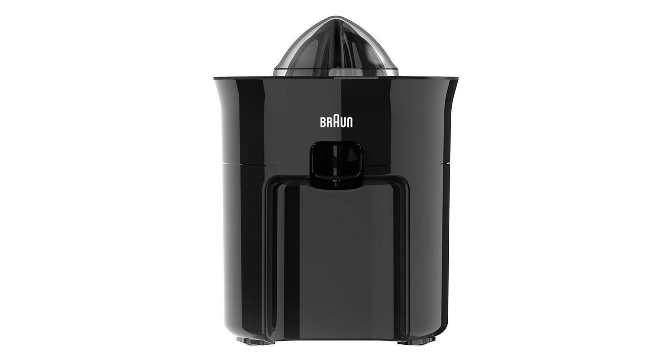 Braun Zitruspresse CJ 3050 schwarz, 60 W, Kunststoff, spülmaschinengeeignet, Tropf-Stopp, Start/Stopp Automatik