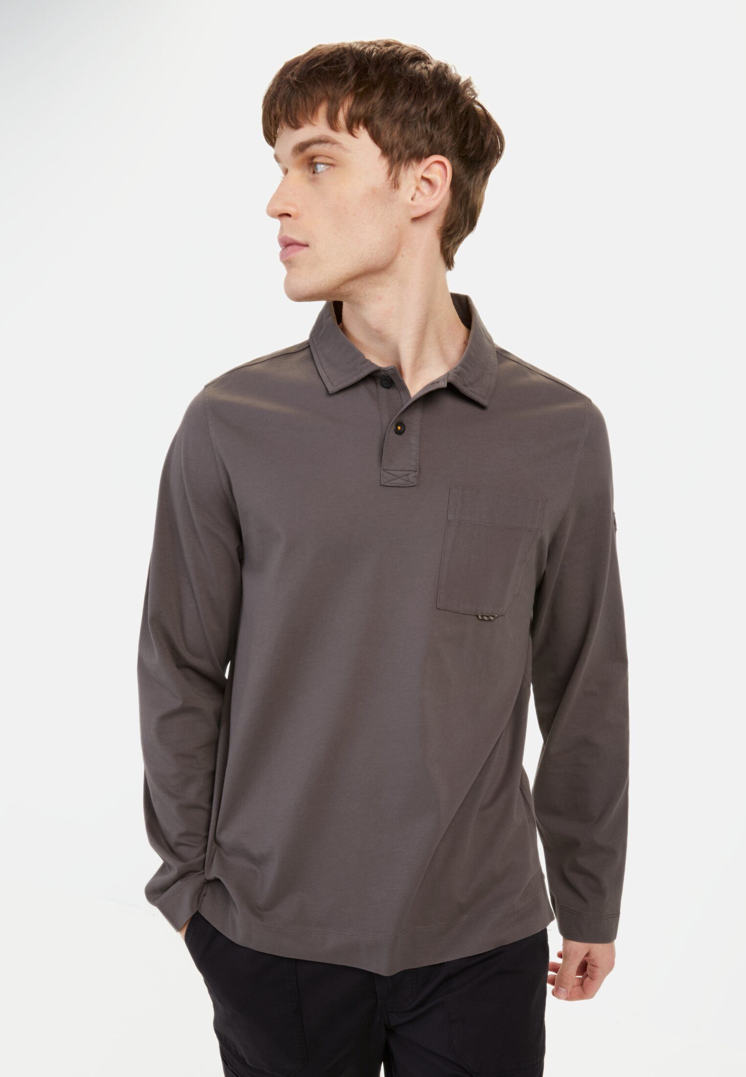 camel active Poloshirt aus reiner Baumwolle günstig online kaufen