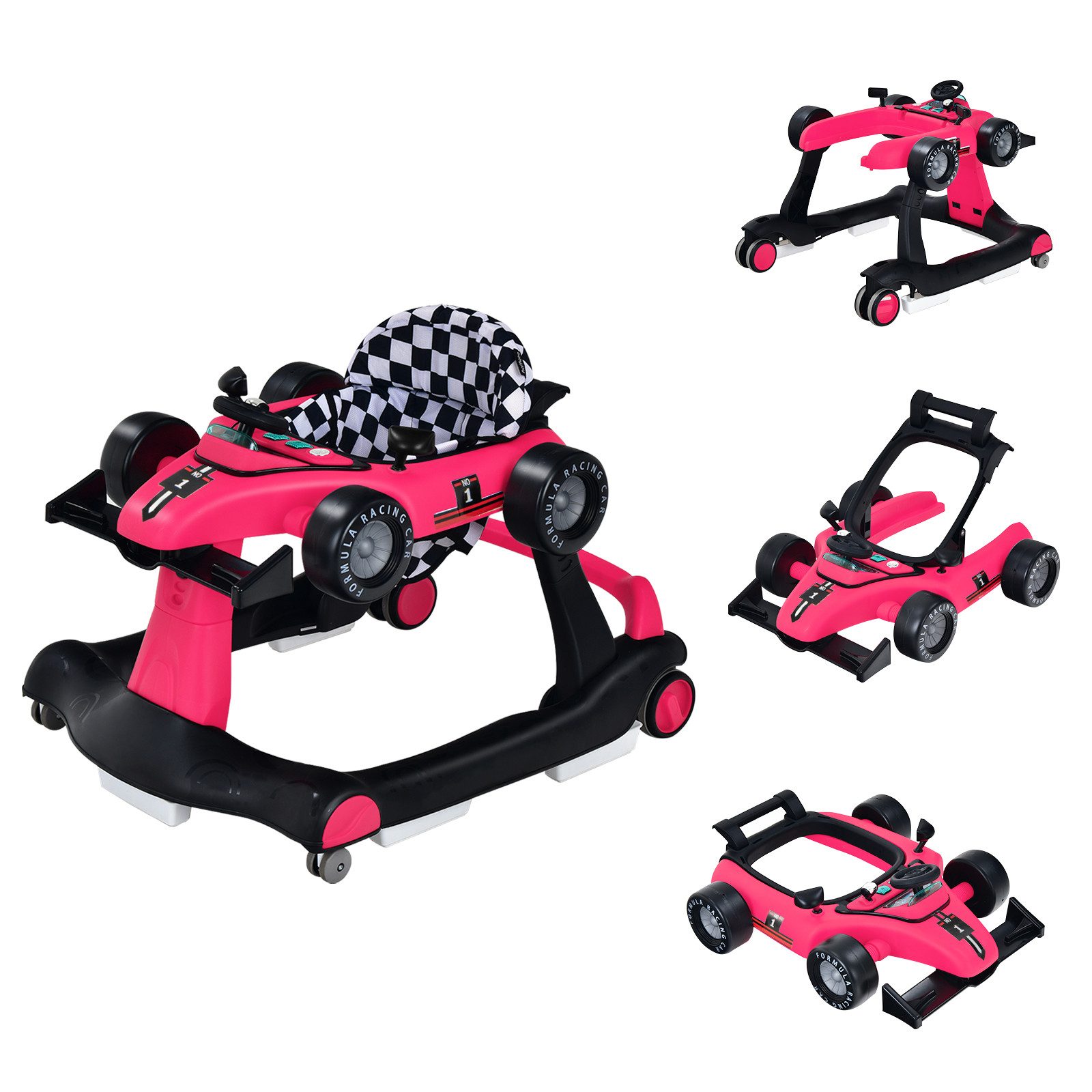 Lauflernhilfe 4 in 1 Lauflernwagen