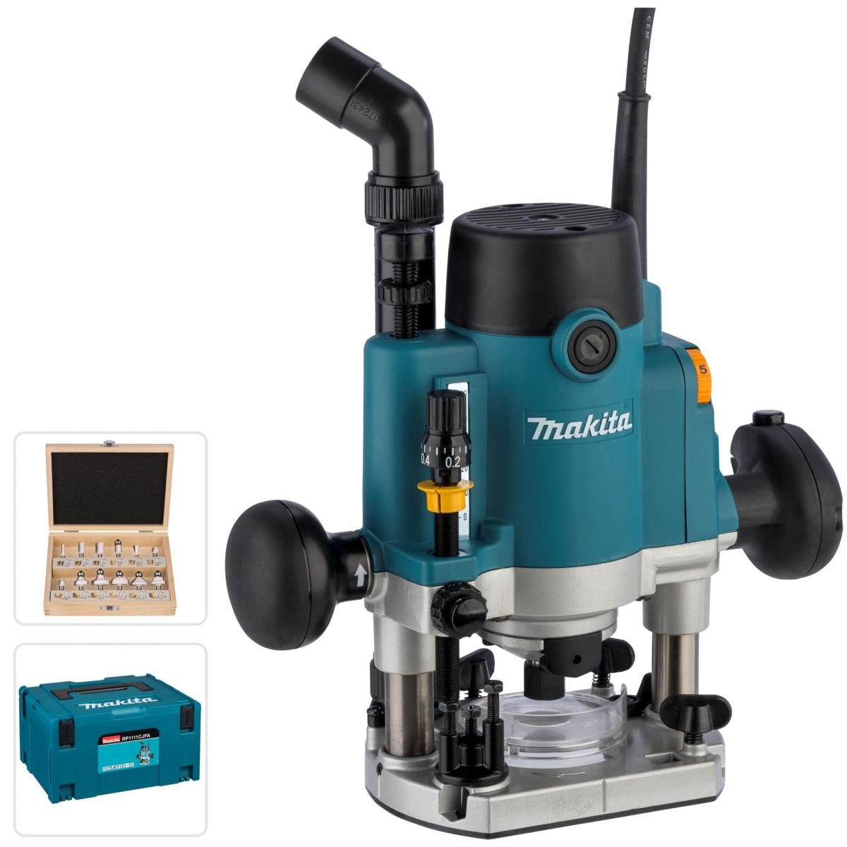 Akku-Multifunktionswerkzeug Makita RP1111CJFA Oberfräse