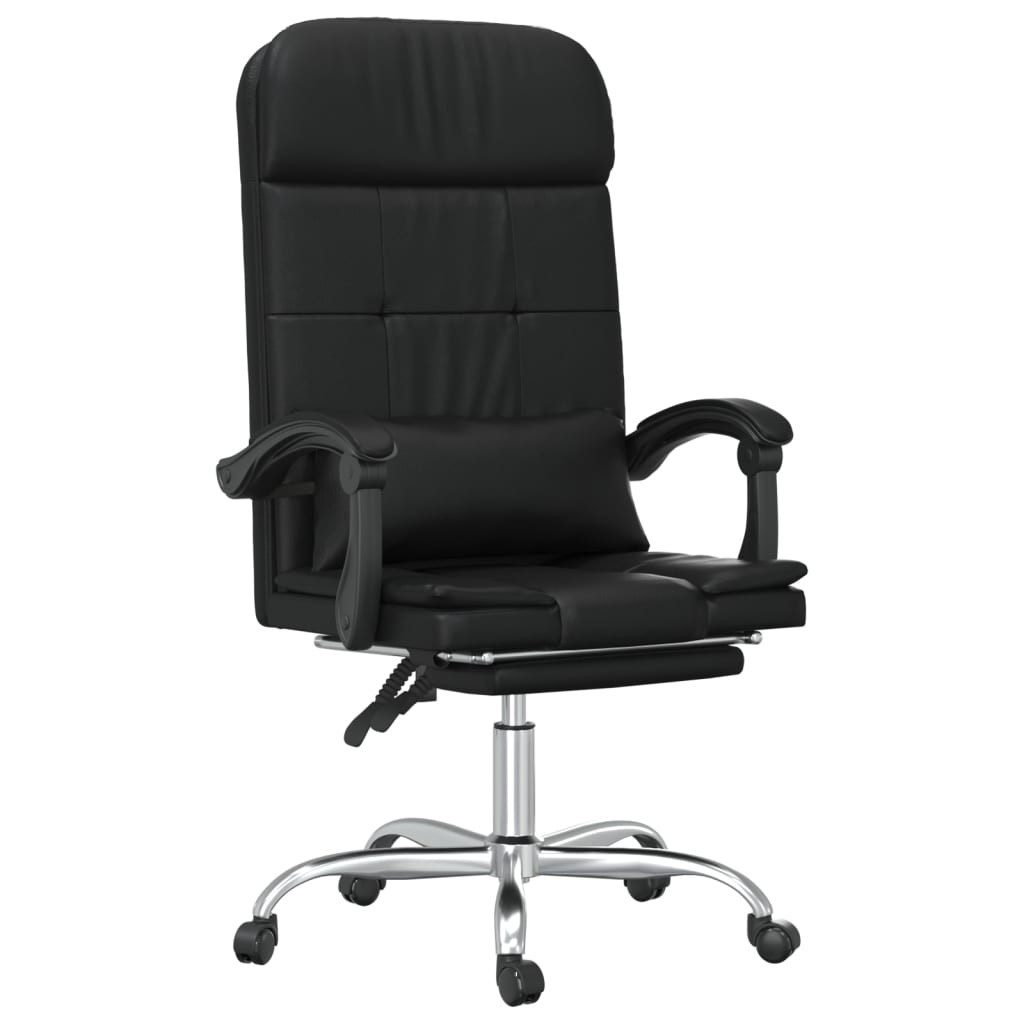 vidaXL Bürostuhl Bürostuhl mit Massagefunktion Schwarz Kunstleder (1 St)