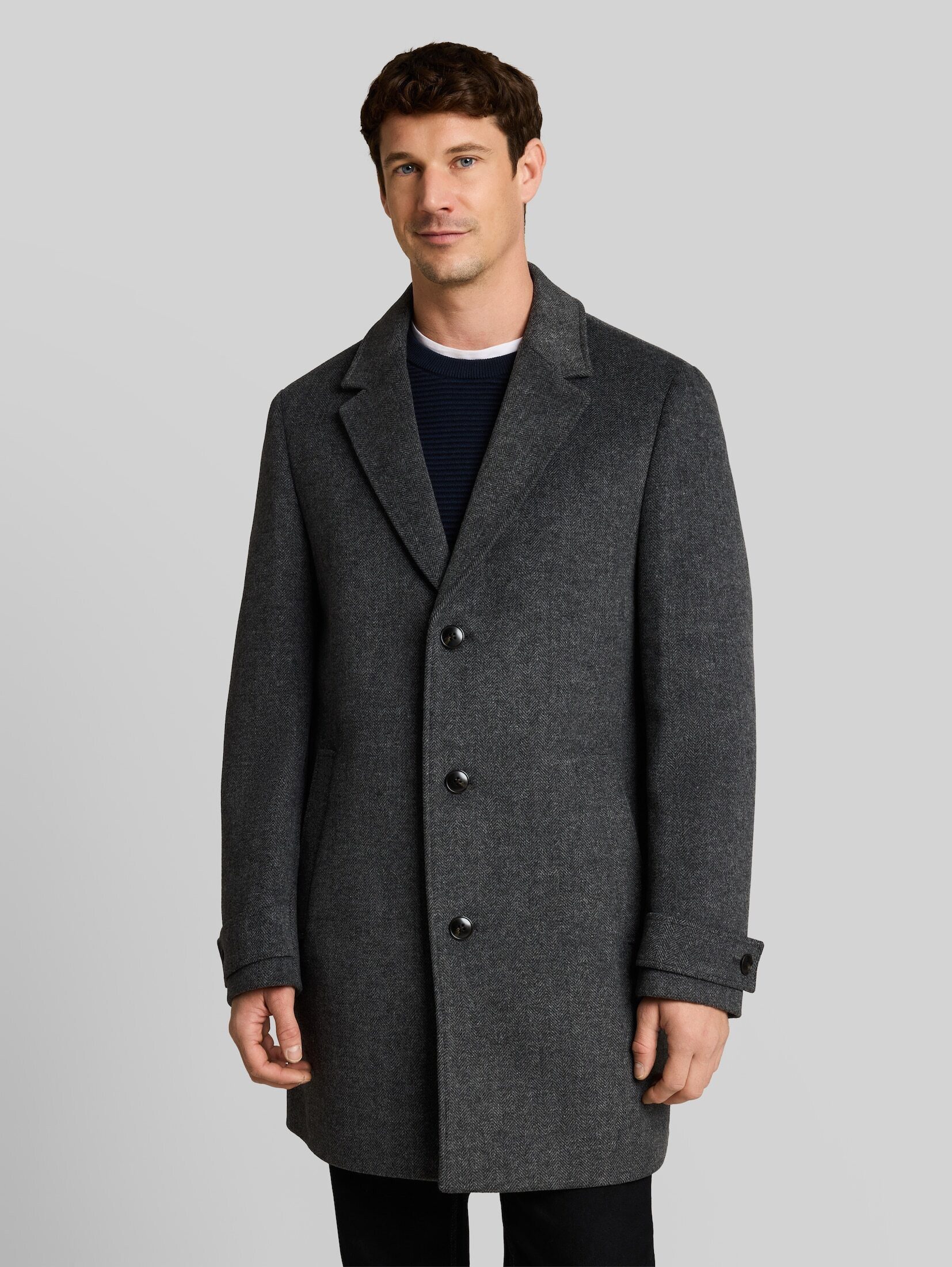 TOM TAILOR Wollmantel Jacken Wollmantel mit Reverskragen