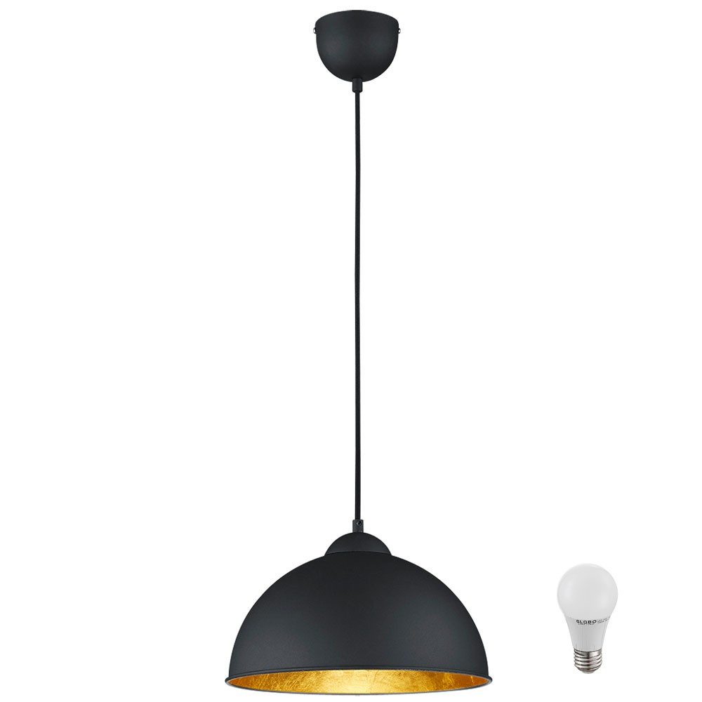 Reality Leuchten LED Pendelleuchte, Leuchtmittel inklusive, Warmweiß, LED 7 Watt Pendel Leuchte Fabrik Hänge Lampe Beleuchtung Metall