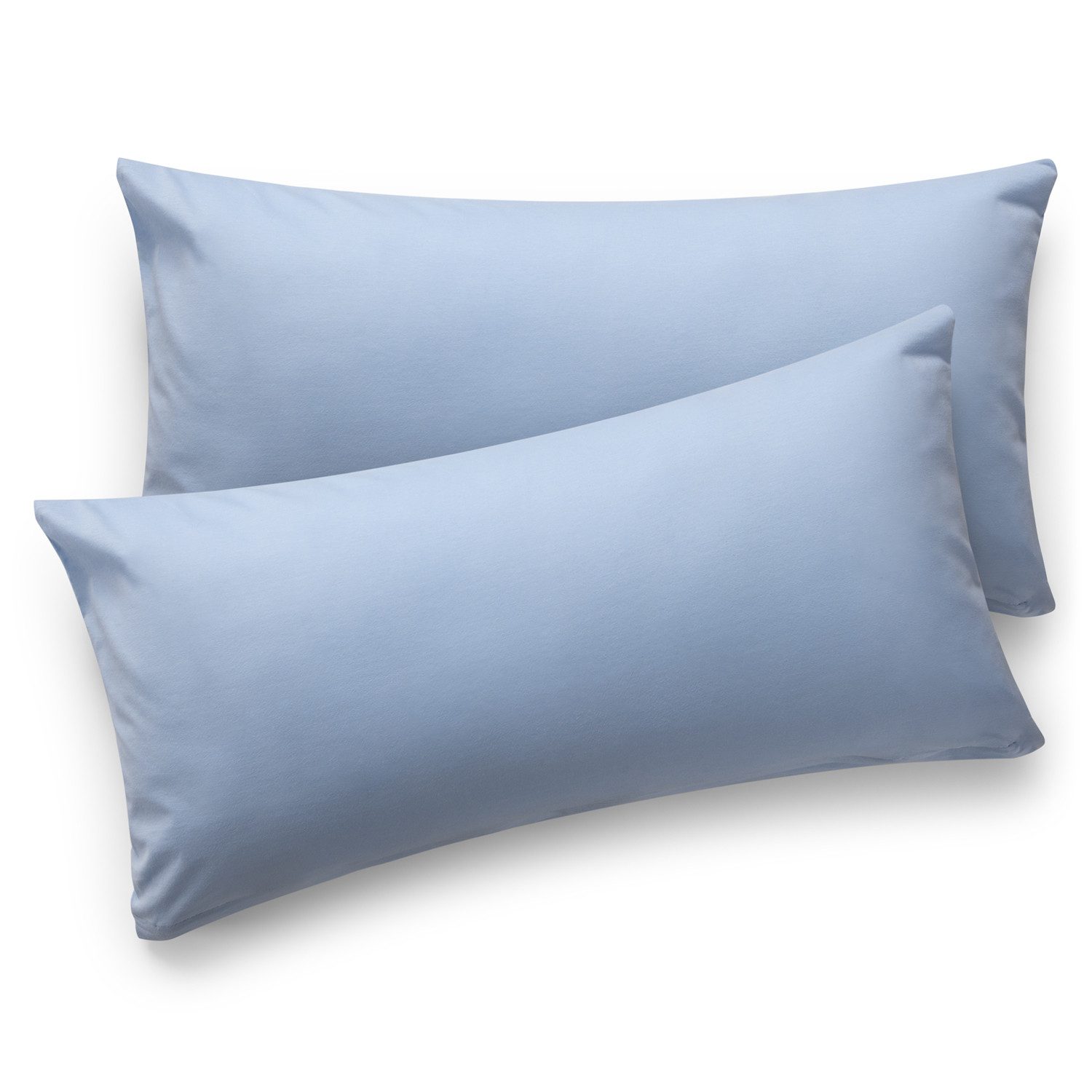 Blumtal Kissenbezug Premium Jersey 2er Set, Oeko-Tex Zertifiziert, (2 Stück), 100% Baumwolle