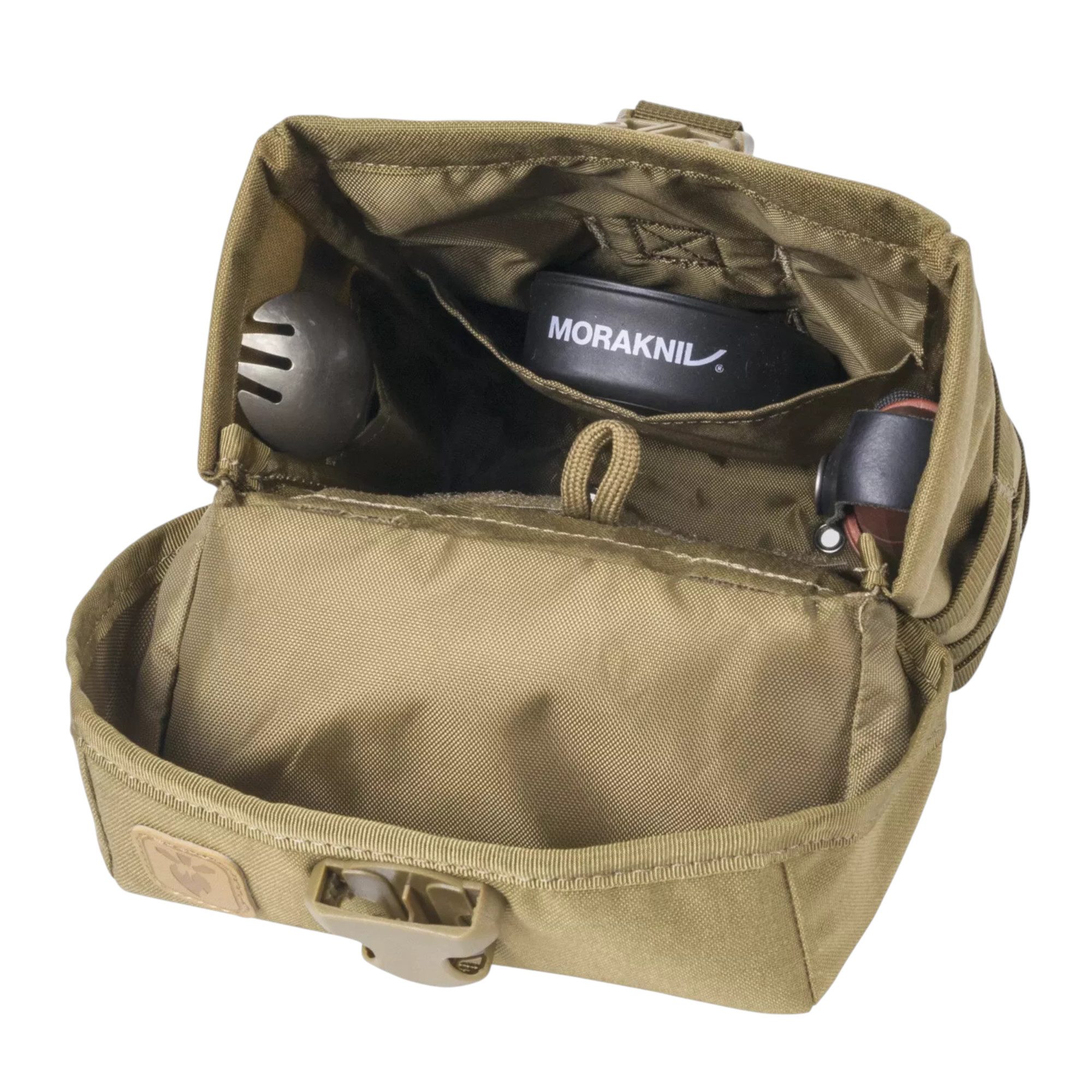 Helikon-Tex Rucksack Helikon-Tex E&E Pouch, 2 Liter, Multicam schwarz (1-tlg), MOLLE Kompatibel, D-Ringe