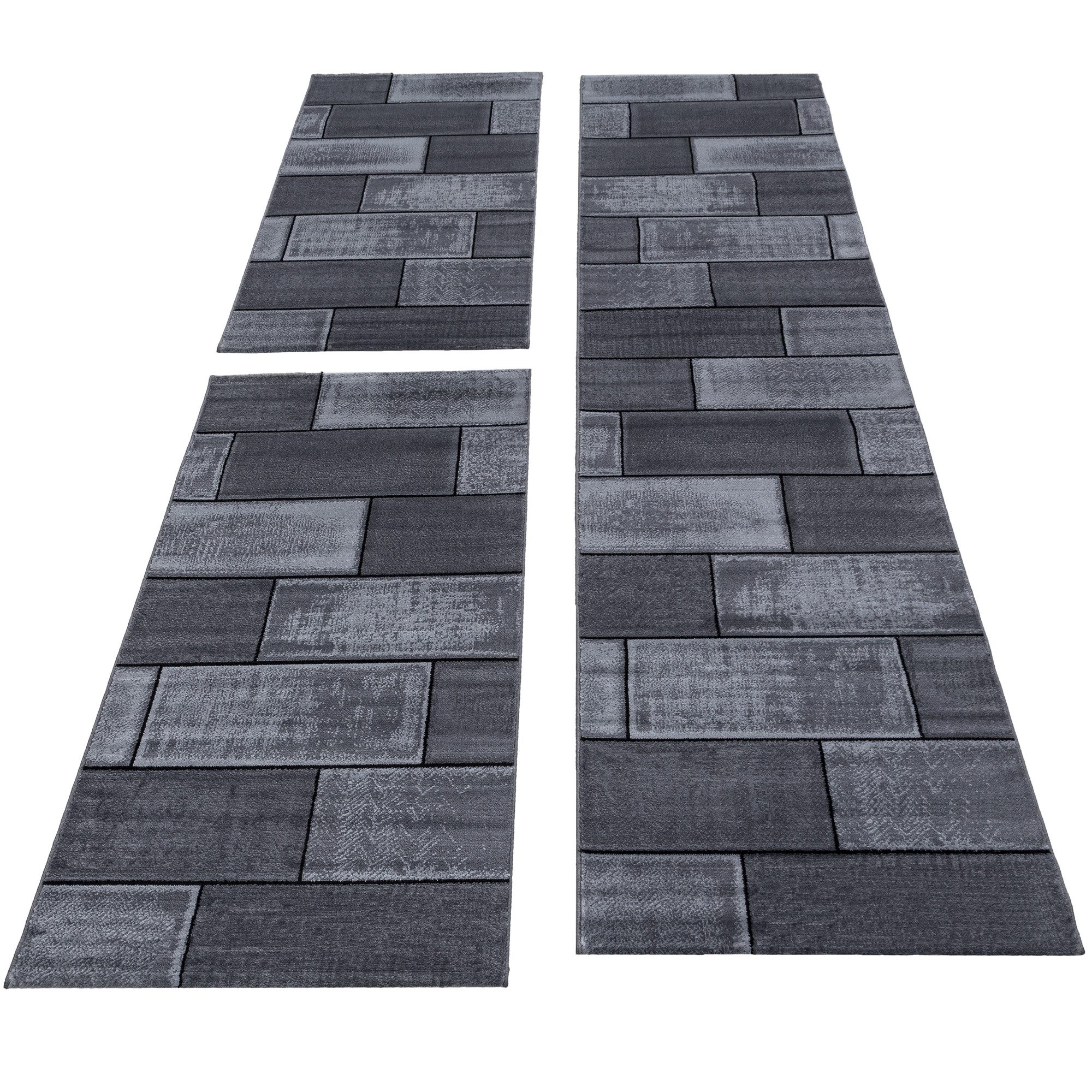 SIMPEX24 Kurzflor-Bettumrandung Steindesign, Höhe 6 mm, günstig online kaufen