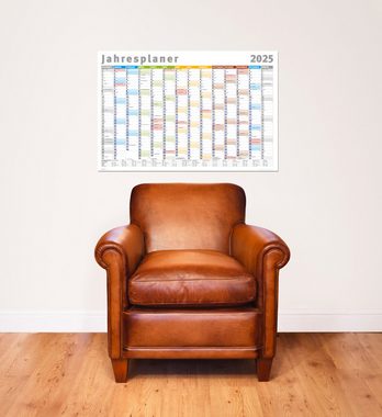 empireposter Jahresplaner Wandplaner 2025 - Kalender Poster Druck - 91,5x61 cm gerollt