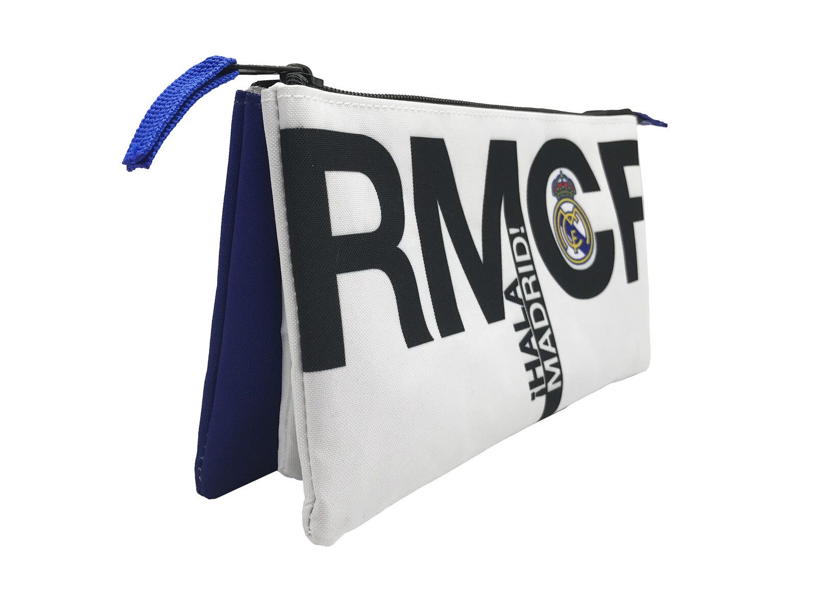 Real Madrid Federmäppchen 3 Fächer Federmappe mit Reißverschluss für Schule und Büro, (1-tlg)
