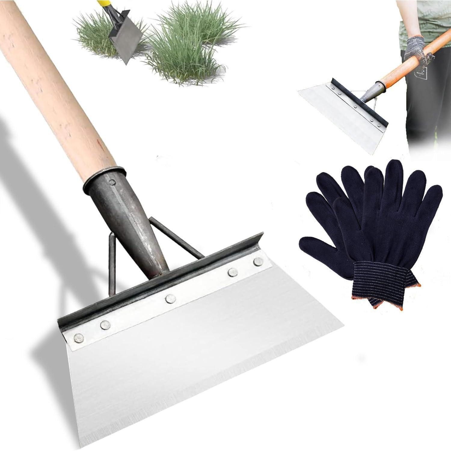 LuxusKollektion Schaufel Multifunktionale Gartenschaufel Stahl 28cm: Unkrautwerkzeug für