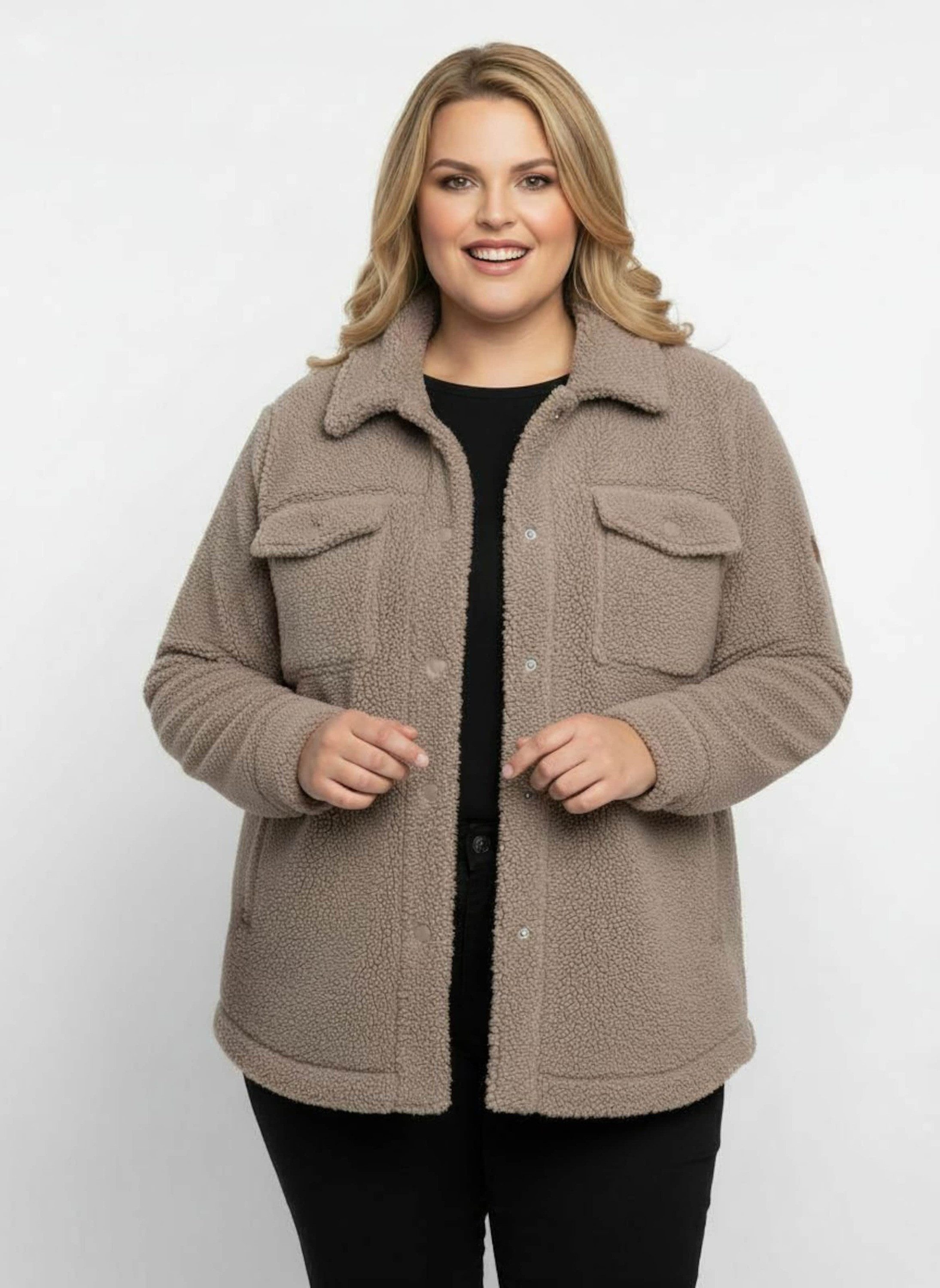 Witt Allwetterjacke Teddy-Fleecejacke Langarm