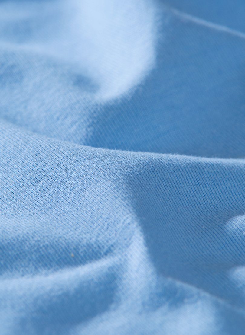 Trigema T-Shirt TRIGEMA Affen-Druckmotiv T-Shirt großem mit ice-blue