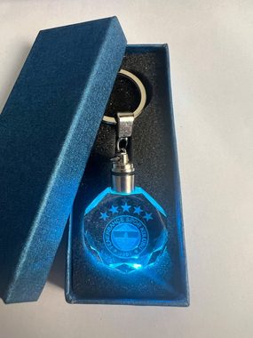 Stelby Schlüsselanhänger Fenerbahce fünf Sterne Logo Led Multicolor Schlüsselanhänger (mit dunkelblauer Geschenkbox)