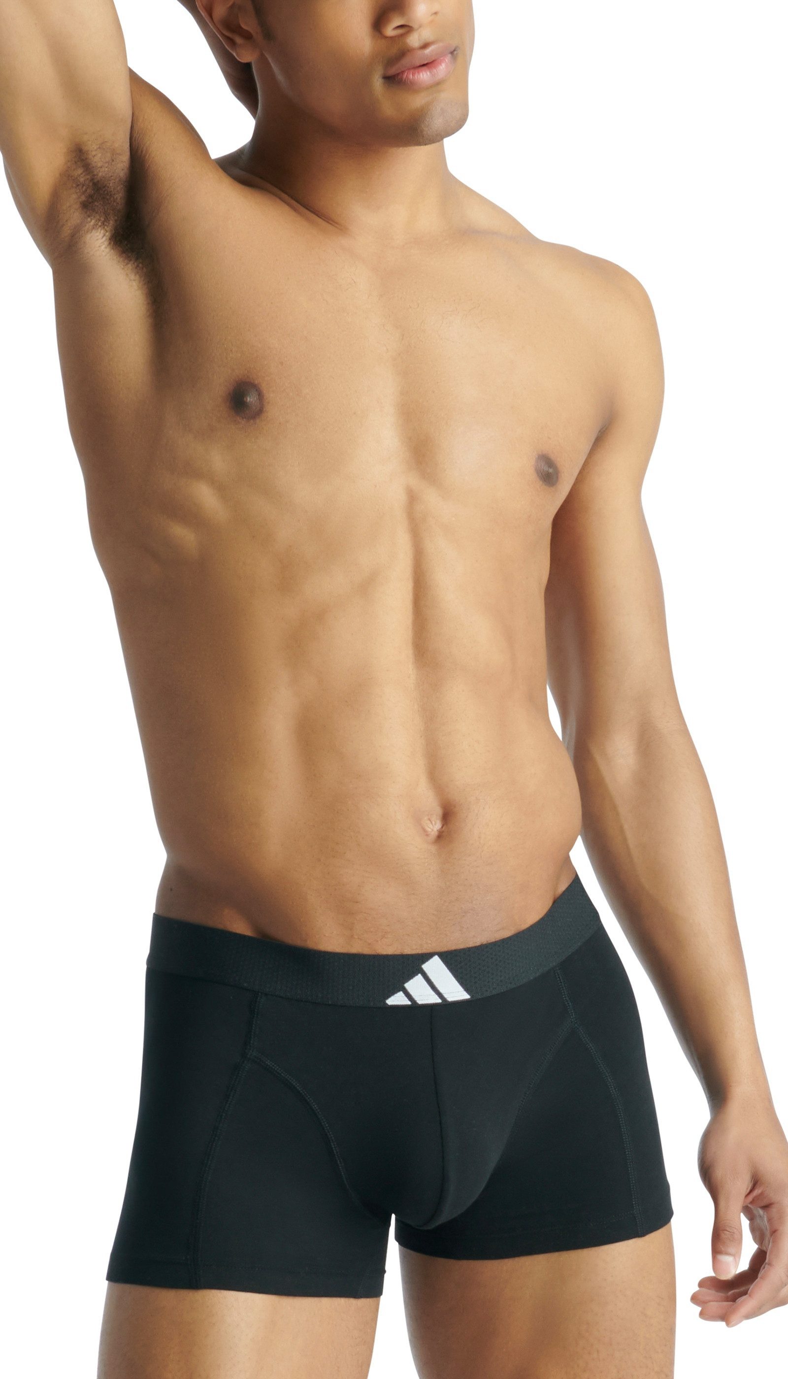 adidas Sportswear Trunk Active Flex Cotton Body (2er Pack) elastischer Logo-Bund, ohne Eingriff, sportliches Design