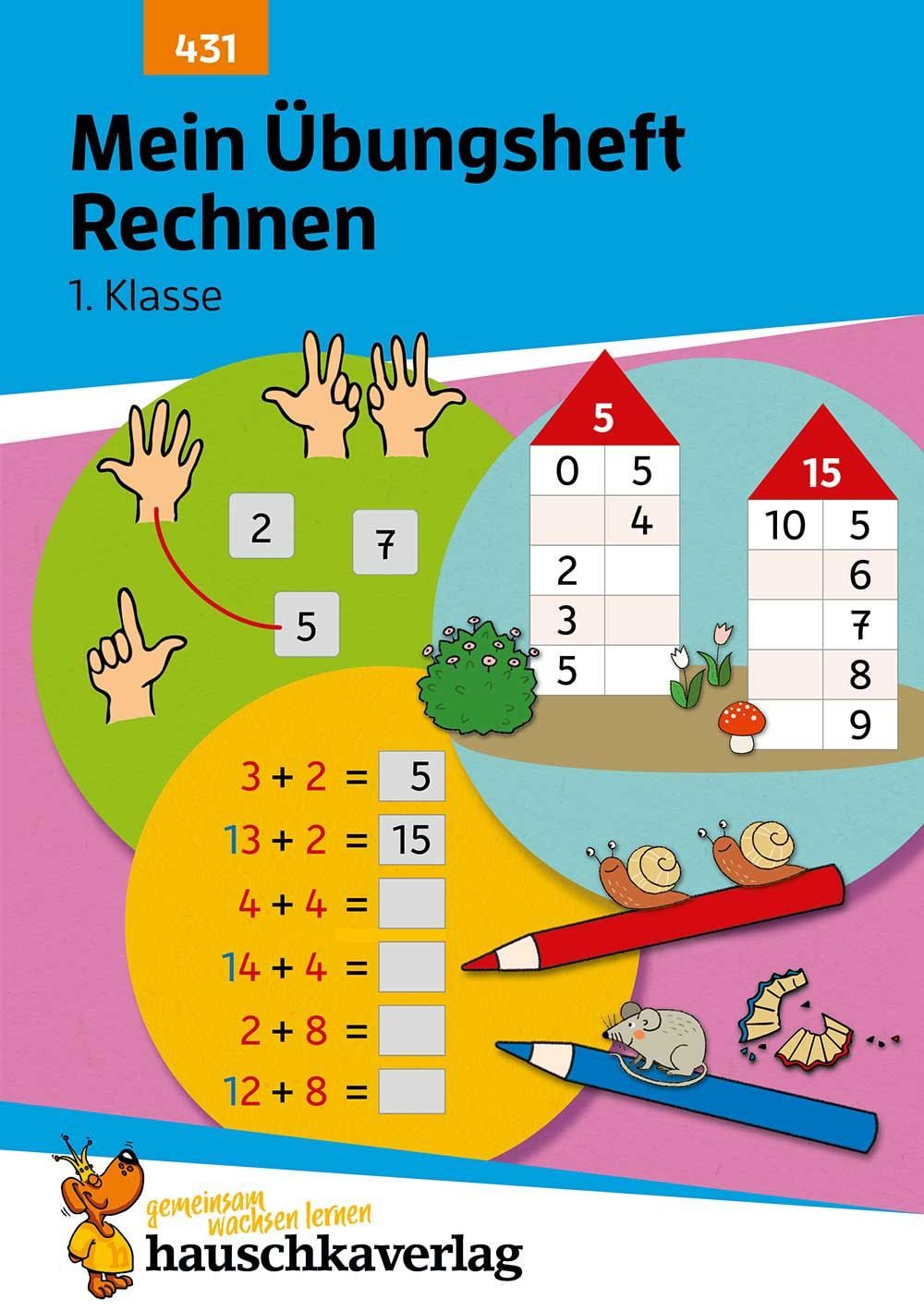 Schulbuch Mein Übungsheft Rechnen lernen 1. Klasse Mathe-Aufgaben mit Lösungen i Tina Harder