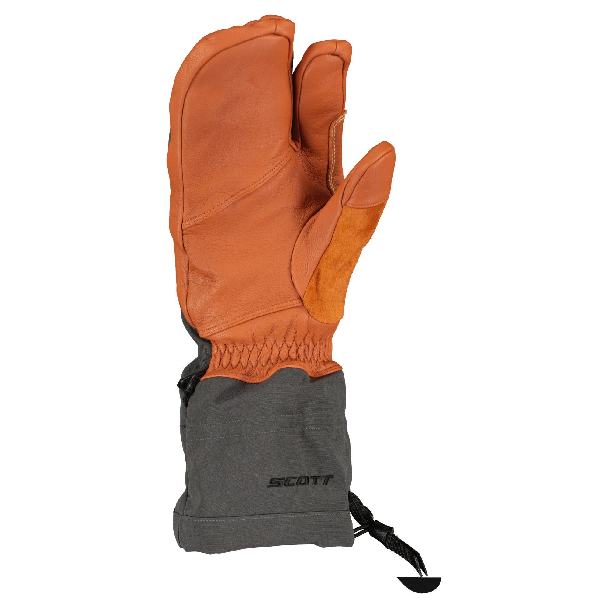 Scott Fleecehandschuhe Scott Explorair Alpine Grey Glove Burnt Dark Accessoires Orange 