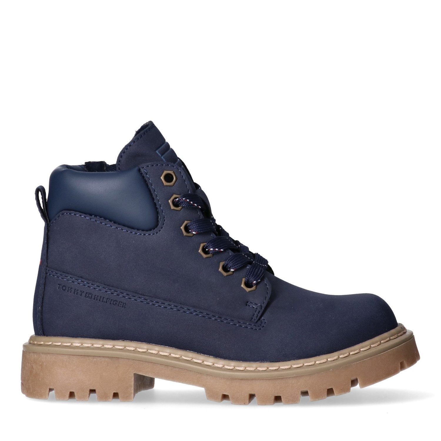 Tommy Hilfiger Schnürboots Chunky Boots, Winterboots mit Blockabsatz