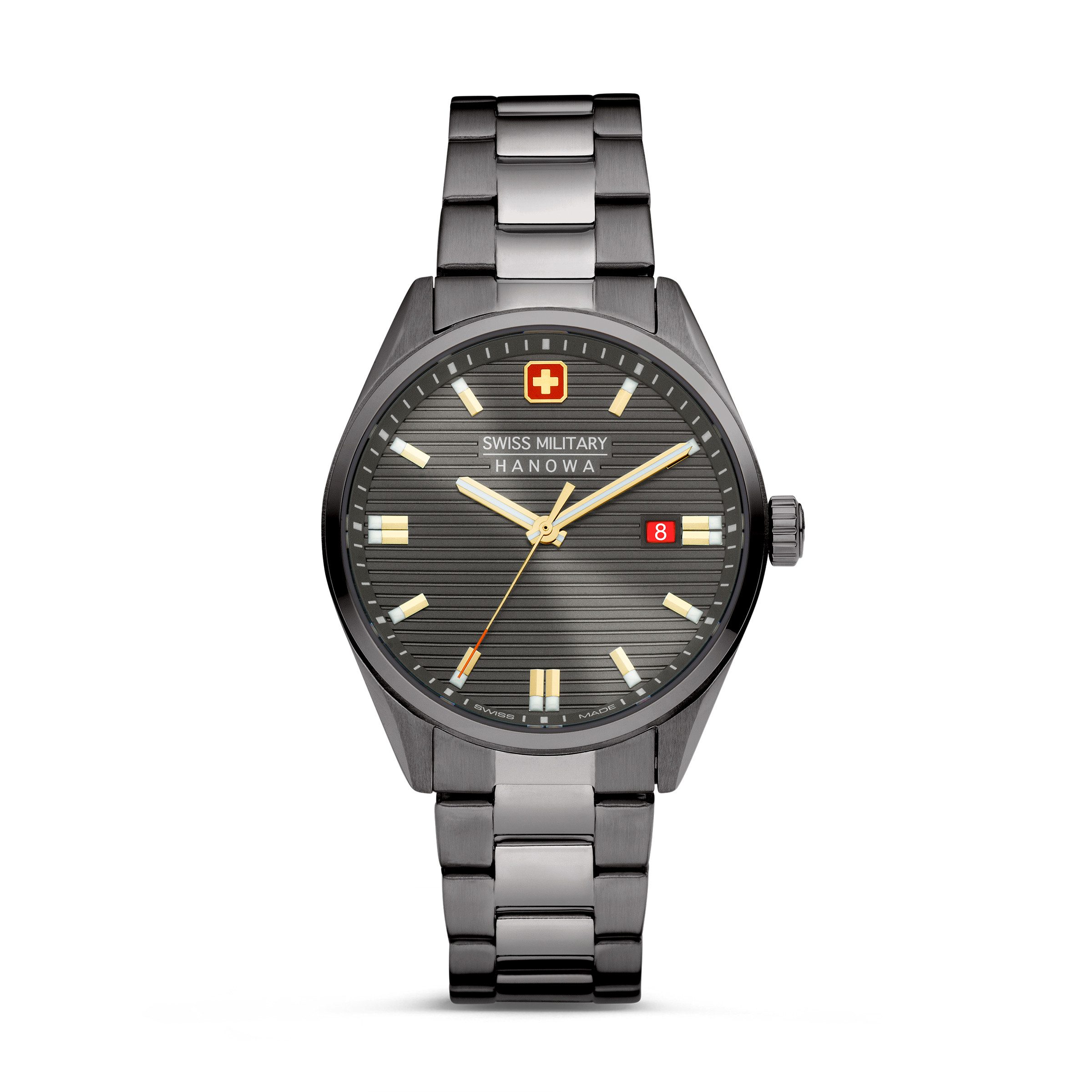 Swiss Military Hanowa Quarzuhr Quarzuhr Herrenuhr 40 Quarz Herren