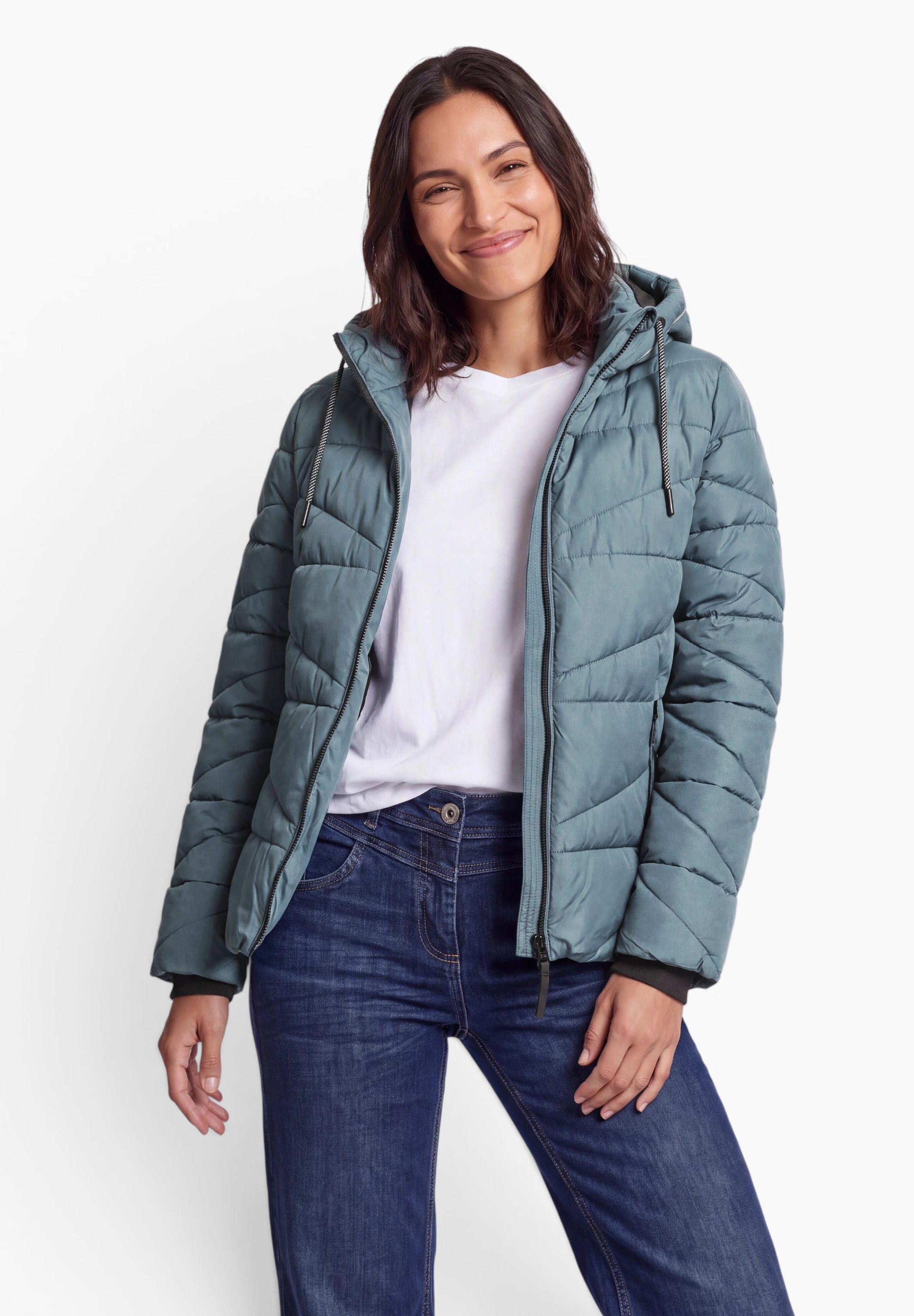CECIL Steppjacke mit Kapuze