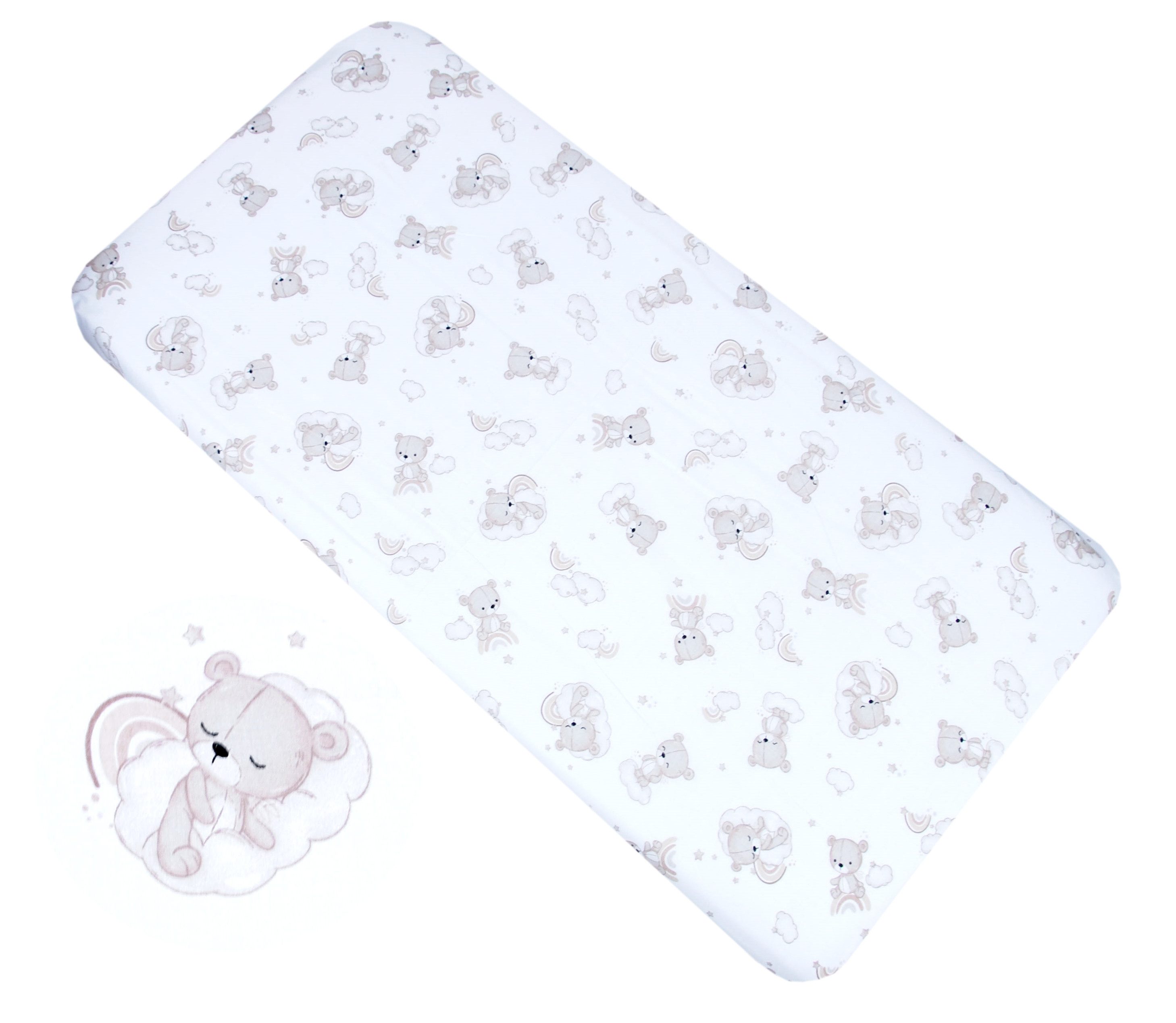 BabyLux Spannbettlaken BABYLUX SPANNBETTLAKEN 60x120 cm Spannbetttuch Baumw günstig online kaufen