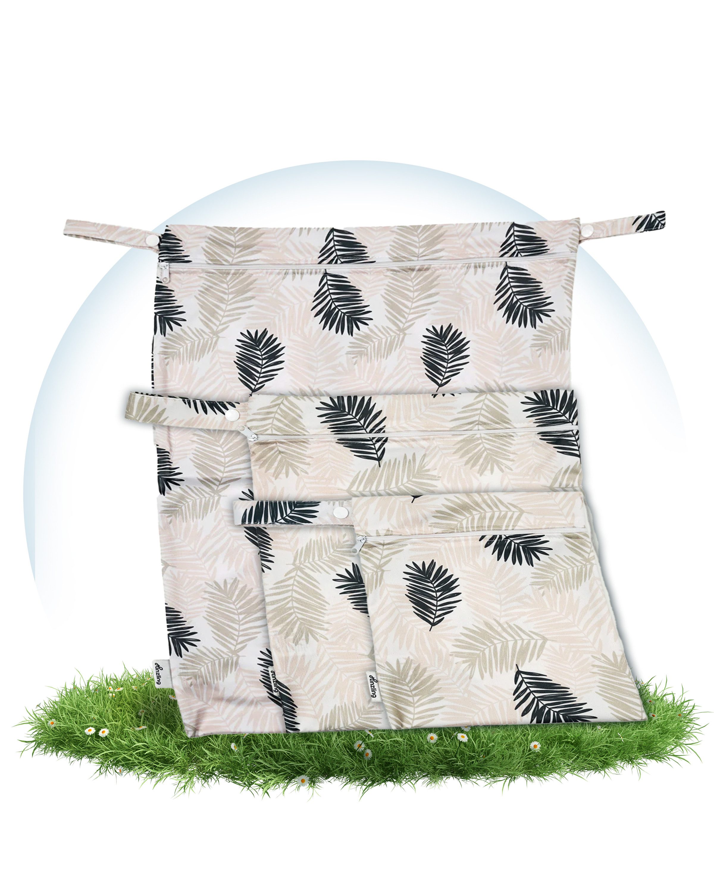 Hinzling Windeltasche Wetbag für Stoffwindeln – Nachhaltige Wetbags aus recyceltem Polyester
