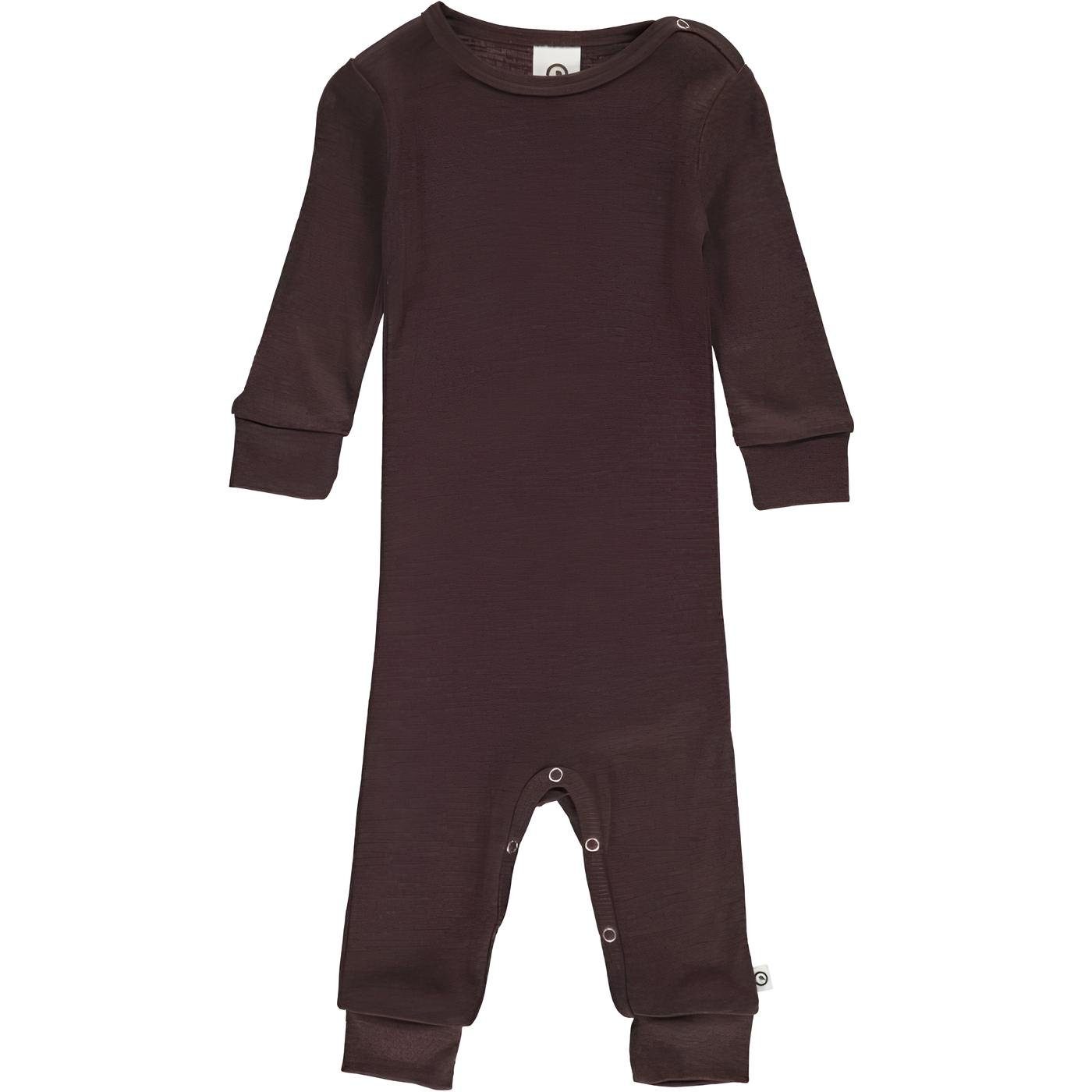 Müsli by GREEN COTTON Jumpsuit - Bodysuit Woolly Silk- Coffee