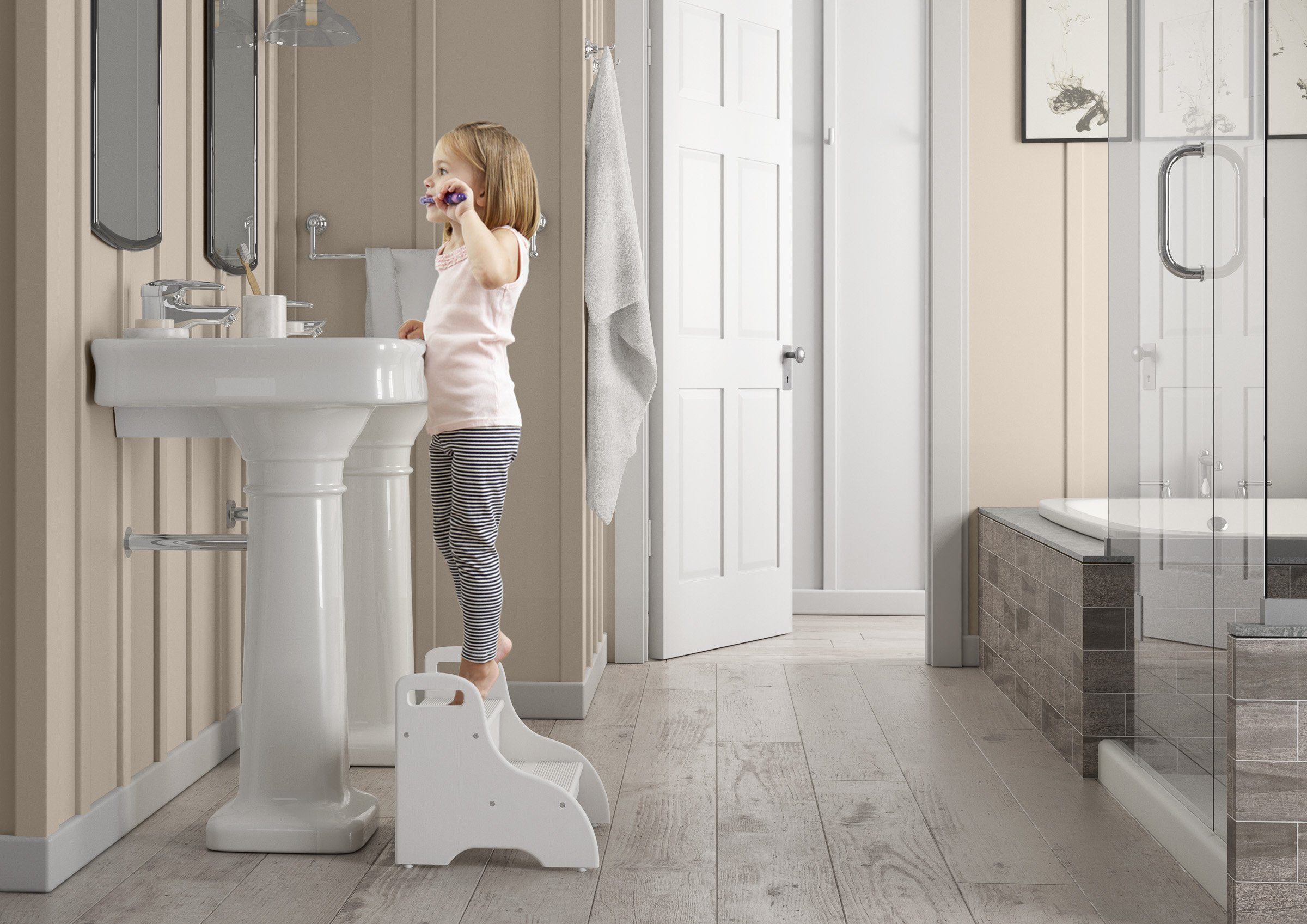 ERST-HOLZ Arbeitshocker Tritthocker für Kinder und Erwachsene als Badezimme günstig online kaufen